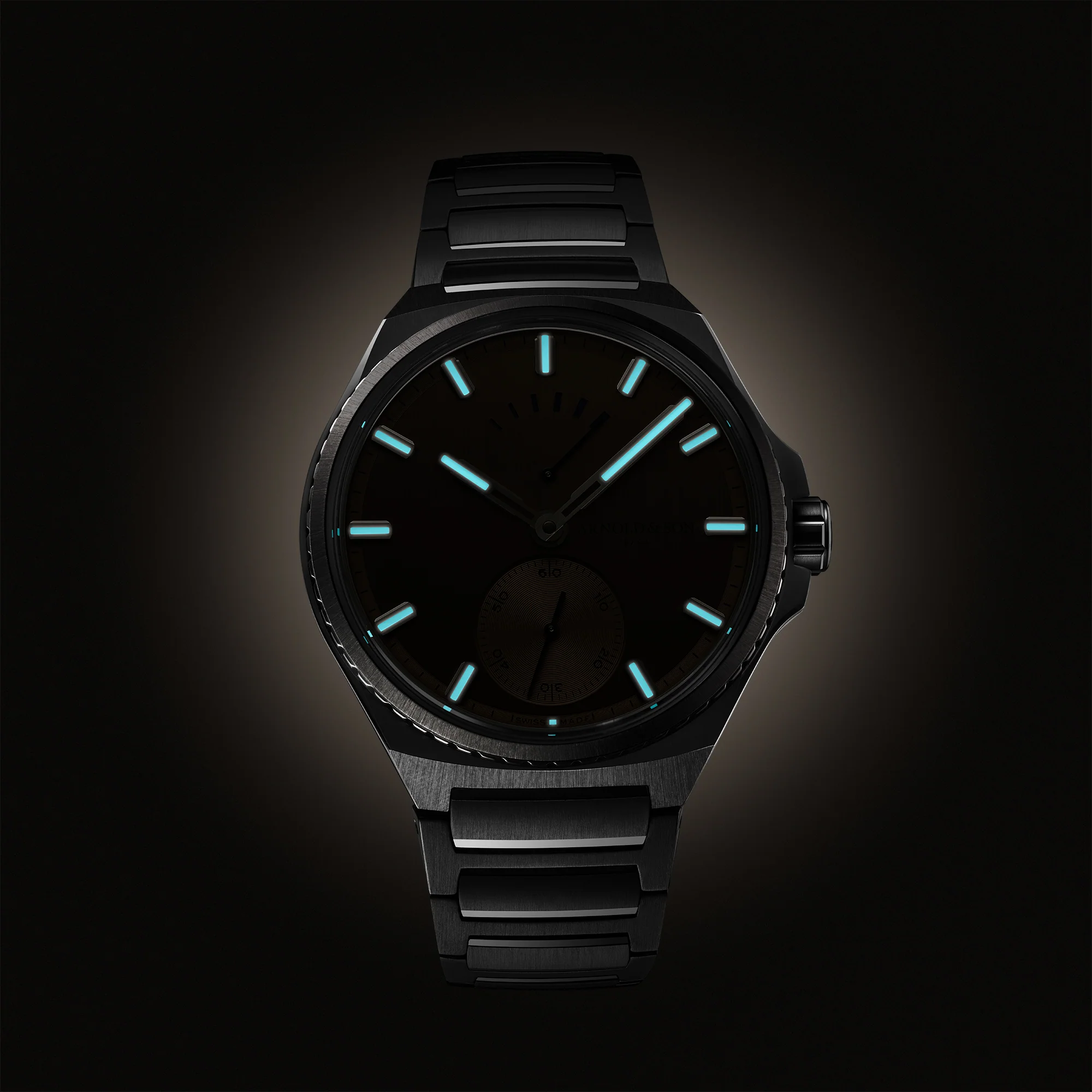 Longitude Titanium Kingsand | 42.5mm, Titanium, Gold Dial - Image 4