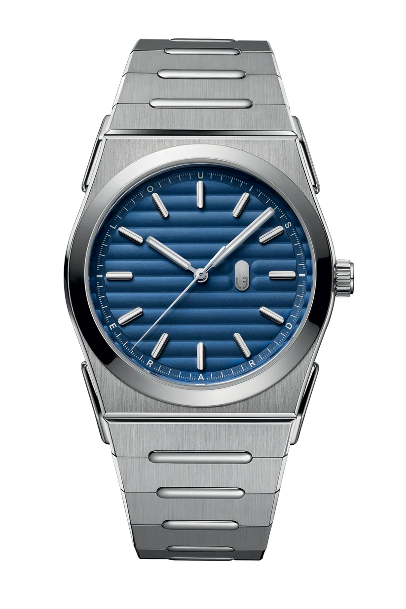 2340 Blue | 40mm, Steel & Titanium, Titanium, Navy Dial