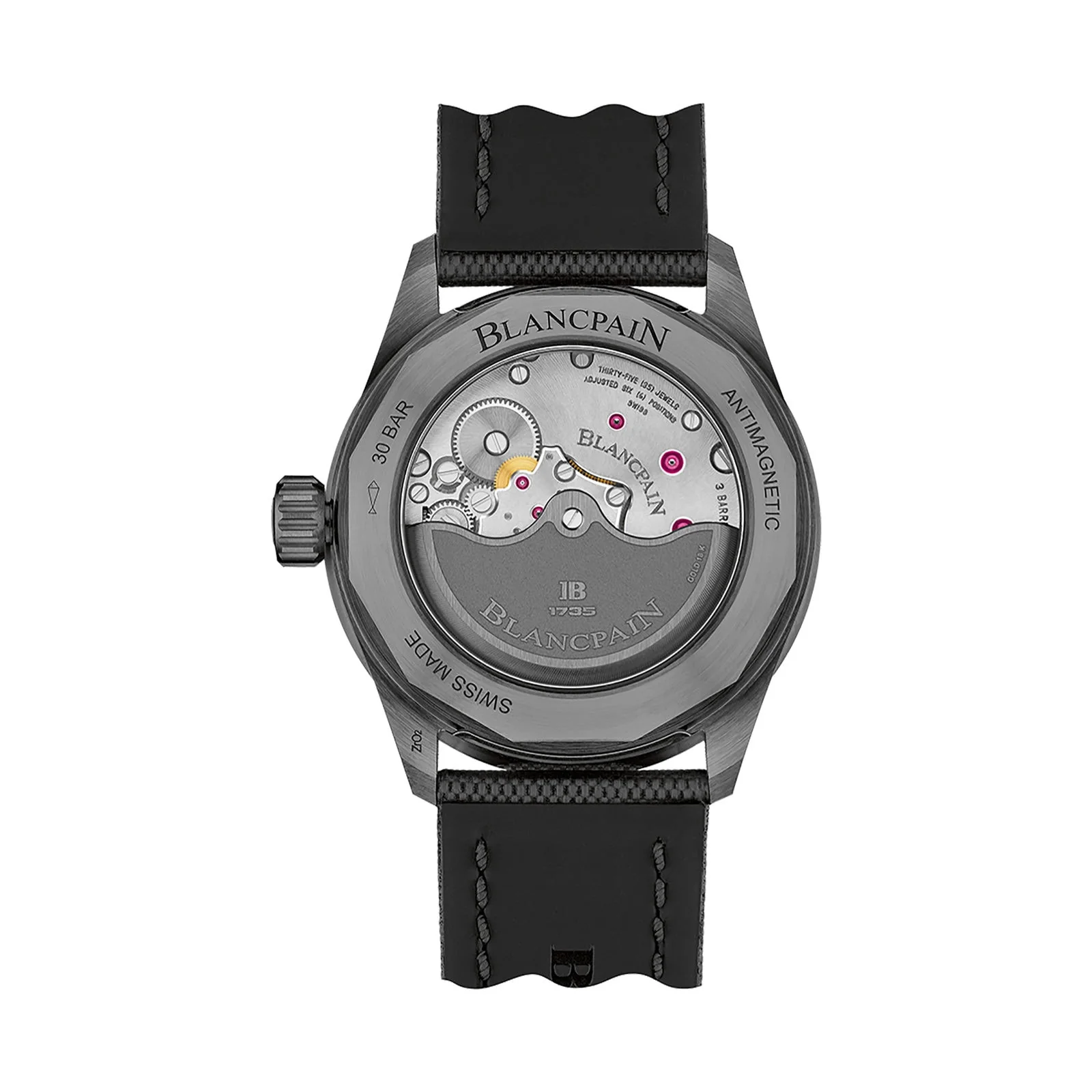 Fifty Fathoms Bathyscaphe | 43.5mm, Ceramic, Fabric, Black Dial - Image 2