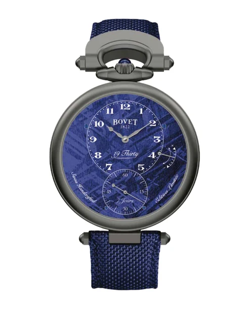 19Thirty Blue Meteorite | 42mm, Titanium, Fabric, Blue Dial