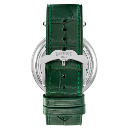 Amadeo Fleurier Monsieur | 43mm, 18K White Gold, Leather, Red Dial - Image 3