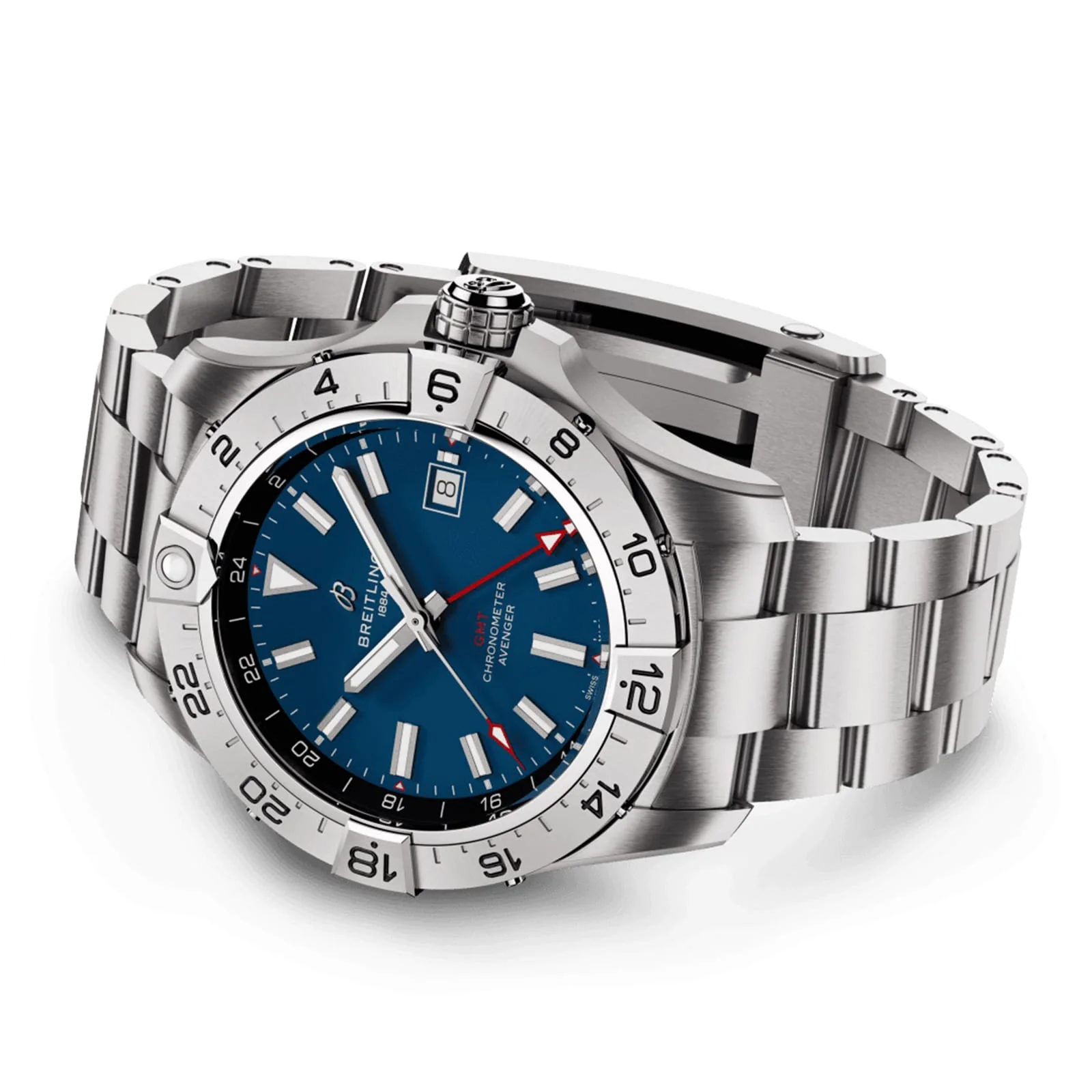 Avenger Automatic GMT 44 | 44mm, Steel, Blue Dial - Image 4