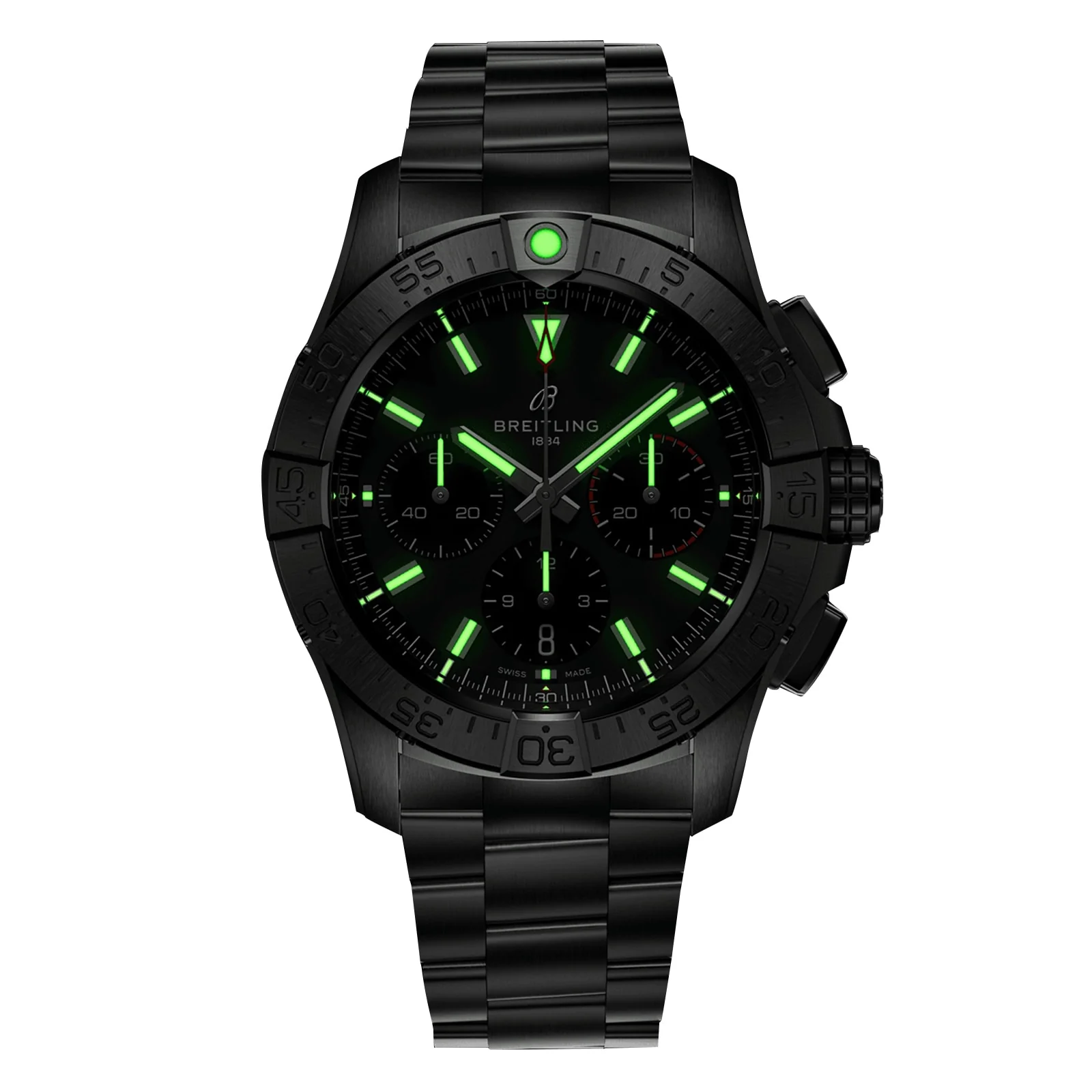 Avenger B01 Chronograph 42 | 42mm, Steel, Black Dial - Image 6