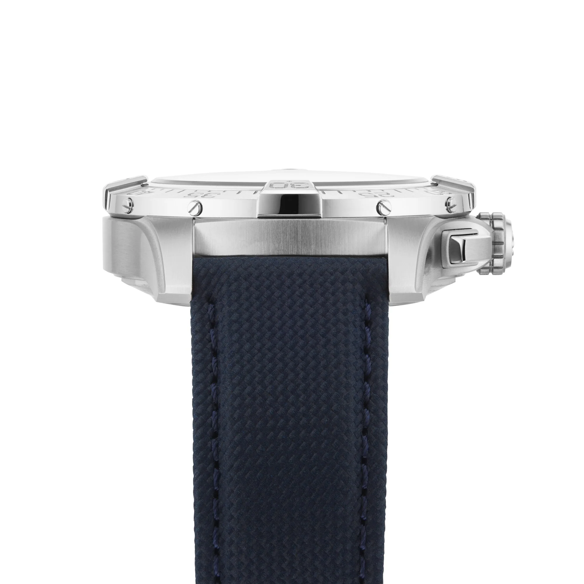 Avenger B01 Chronograph 44 | 44mm, Steel, Leather, Blue Dial - Image 4