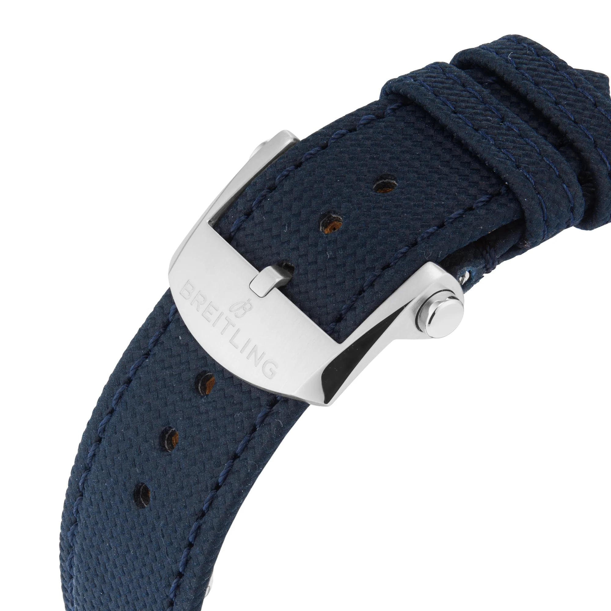 Avenger B01 Chronograph 44 | 44mm, Steel, Leather, Blue Dial - Image 6
