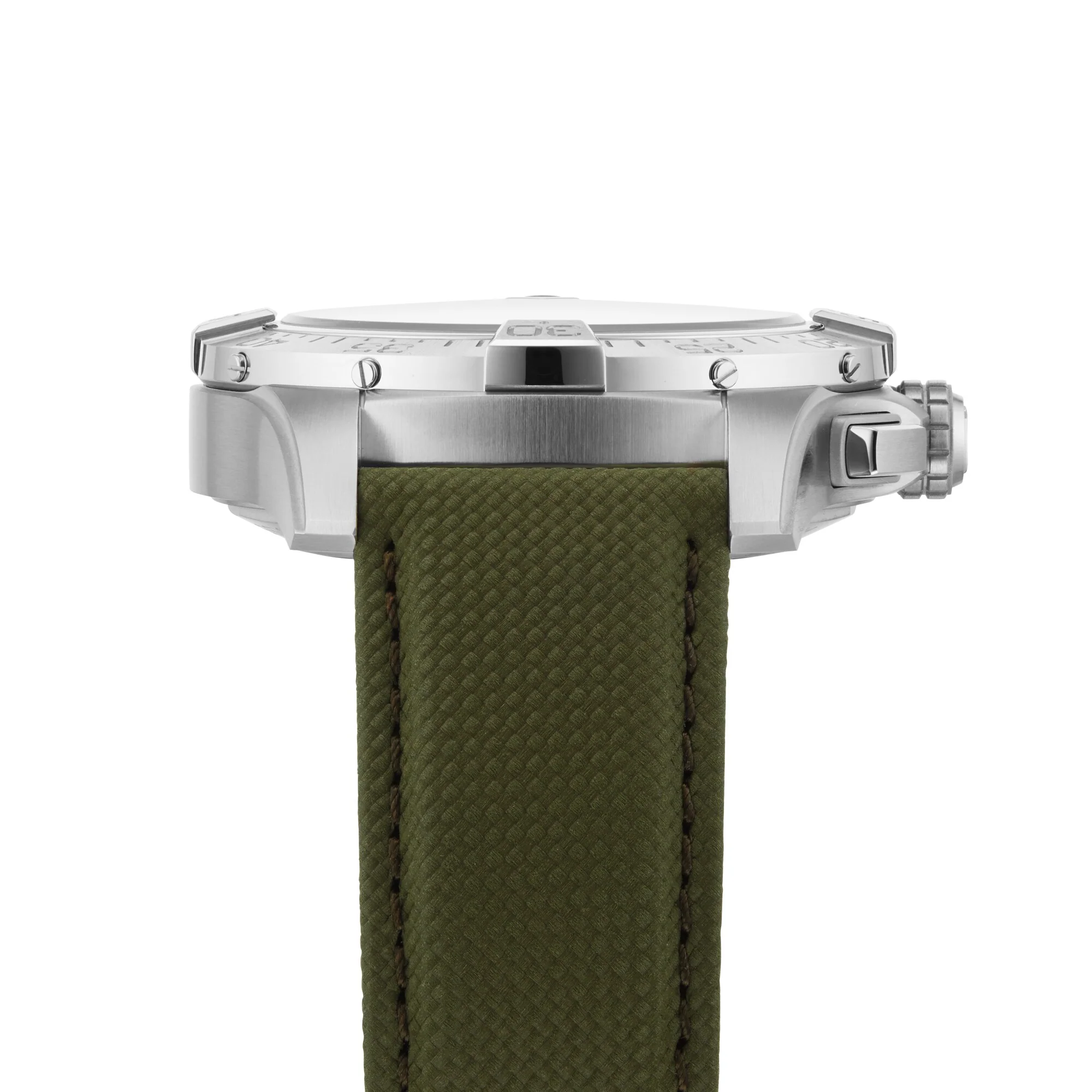 Avenger B01 Chronograph 44 | 44mm, Steel, Leather, Green Dial - Image 4