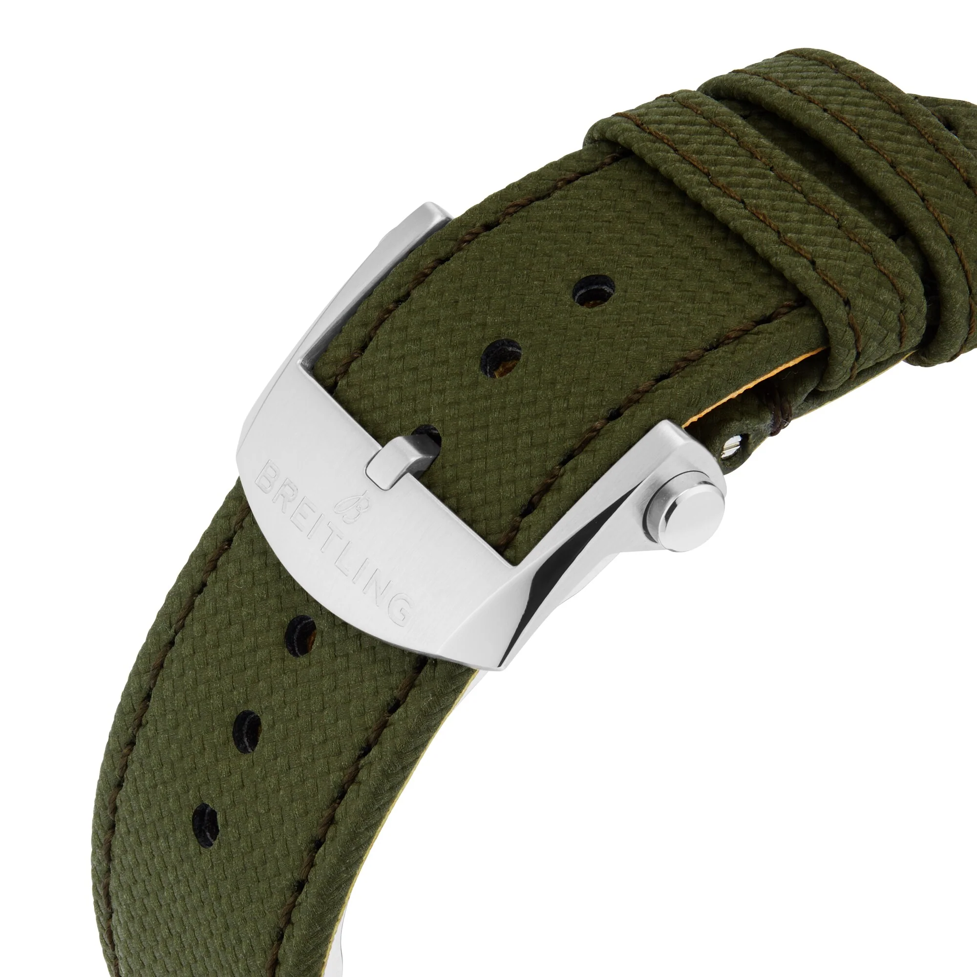 Avenger B01 Chronograph 44 | 44mm, Steel, Leather, Green Dial - Image 6