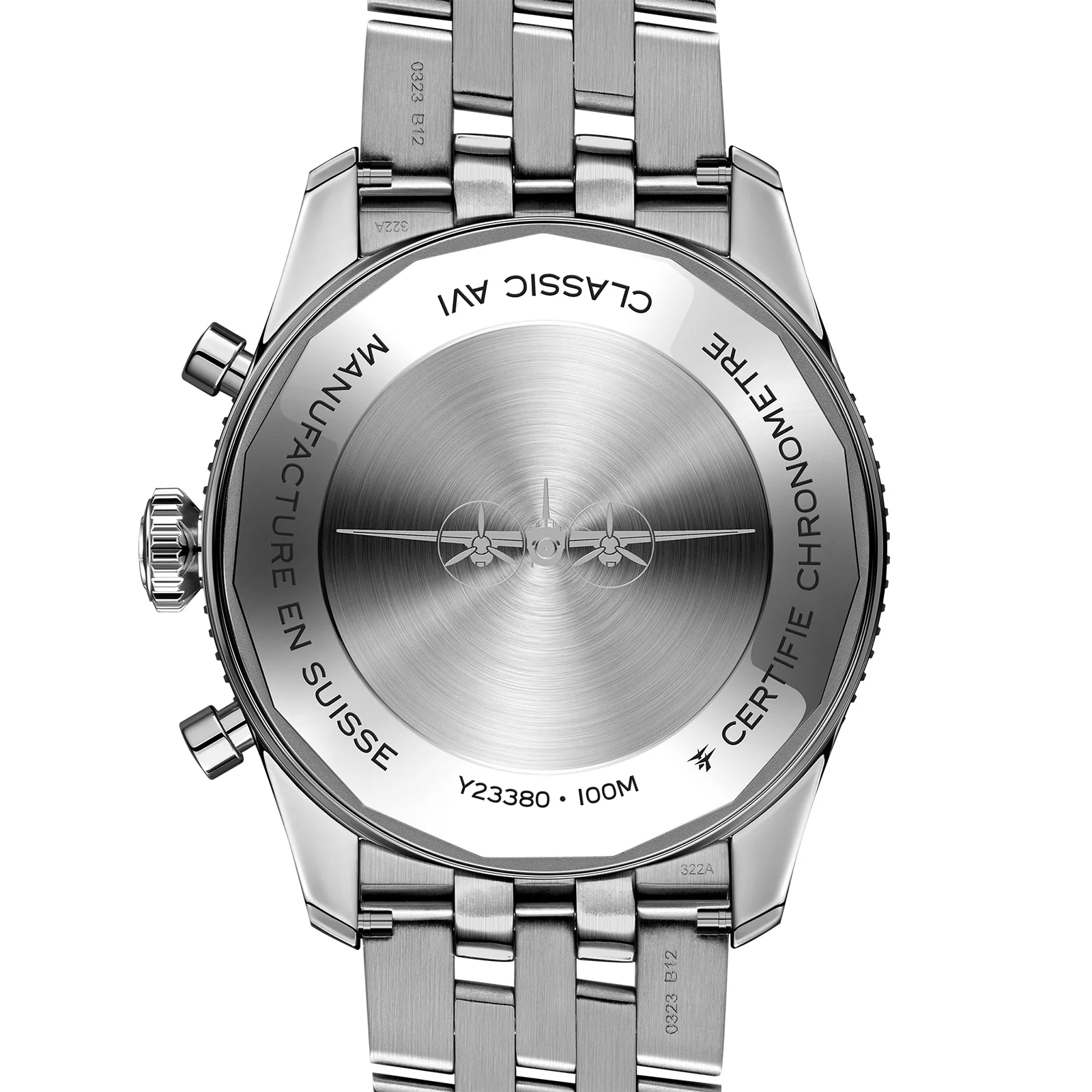 Classic AVI Chronograph 42 Mosquito | 42mm, Steel, Black Dial - Image 2