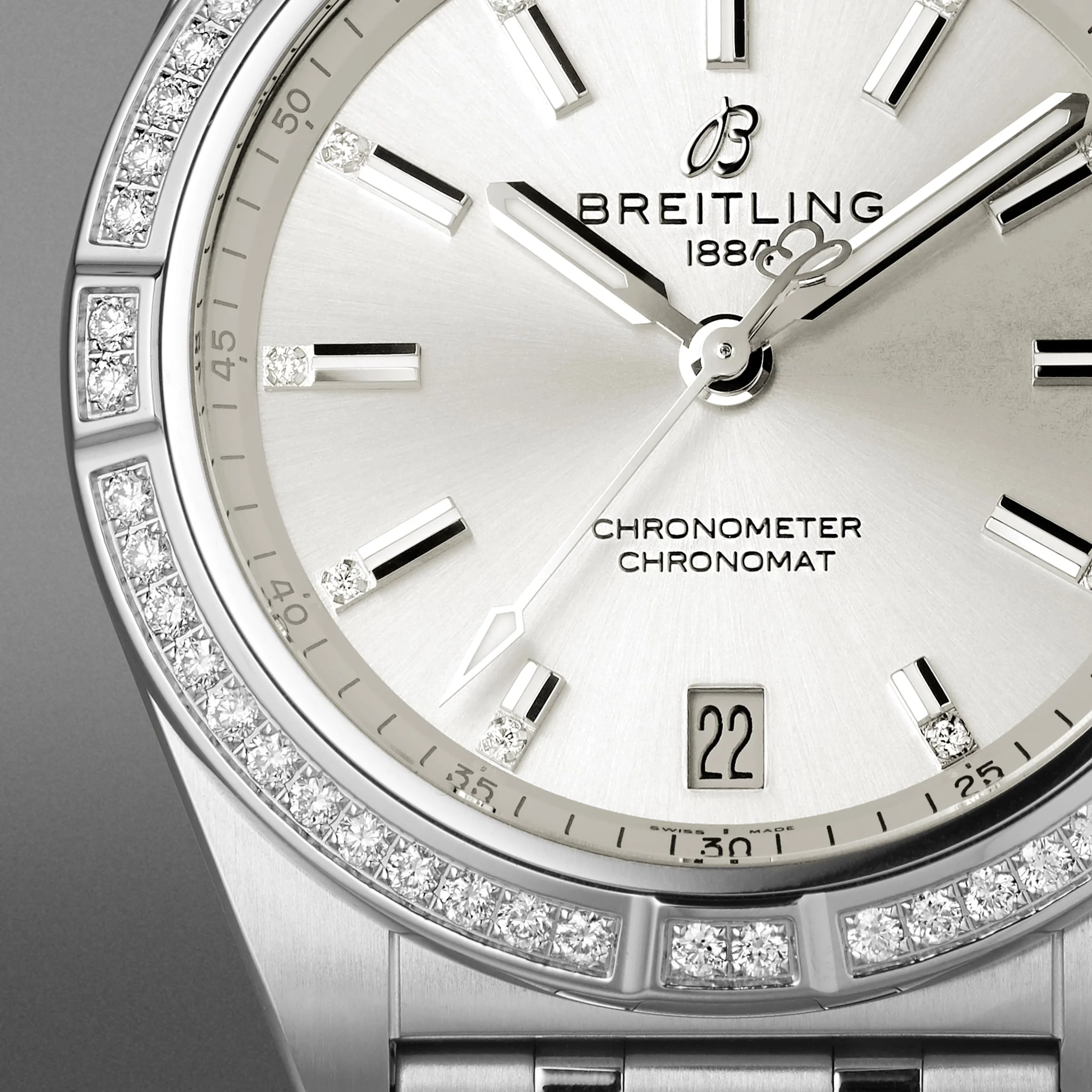 Chronomat Automatic 36 | 36mm, Steel, Diamond Silver-Tone Dial - Image 7