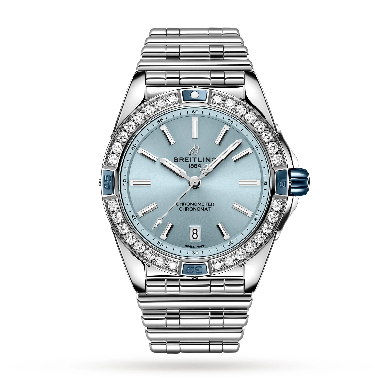 Super Chronomat Automatic 38 | 38mm, Steel, Blue Dial