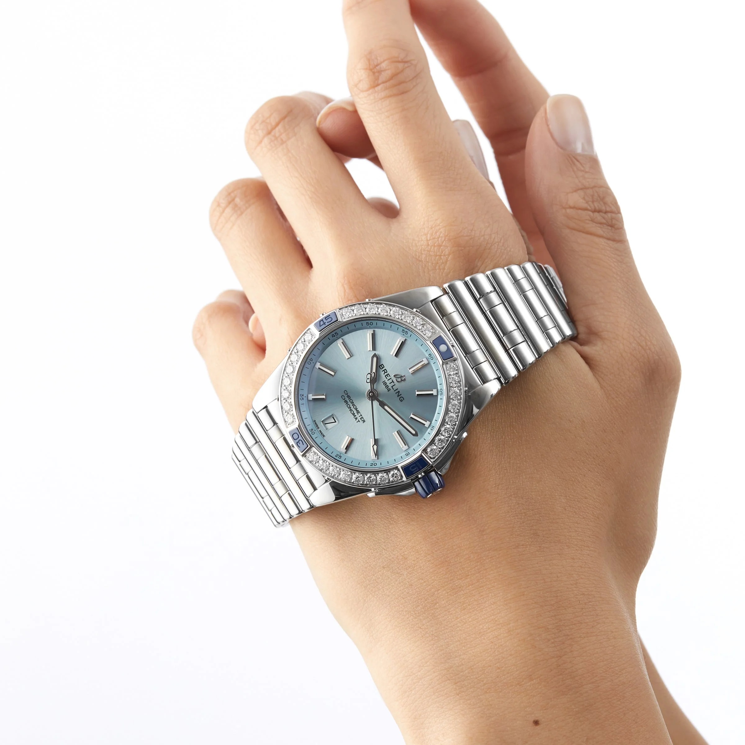 Super Chronomat Automatic 38 | 38mm, Steel, Blue Dial - Image 7