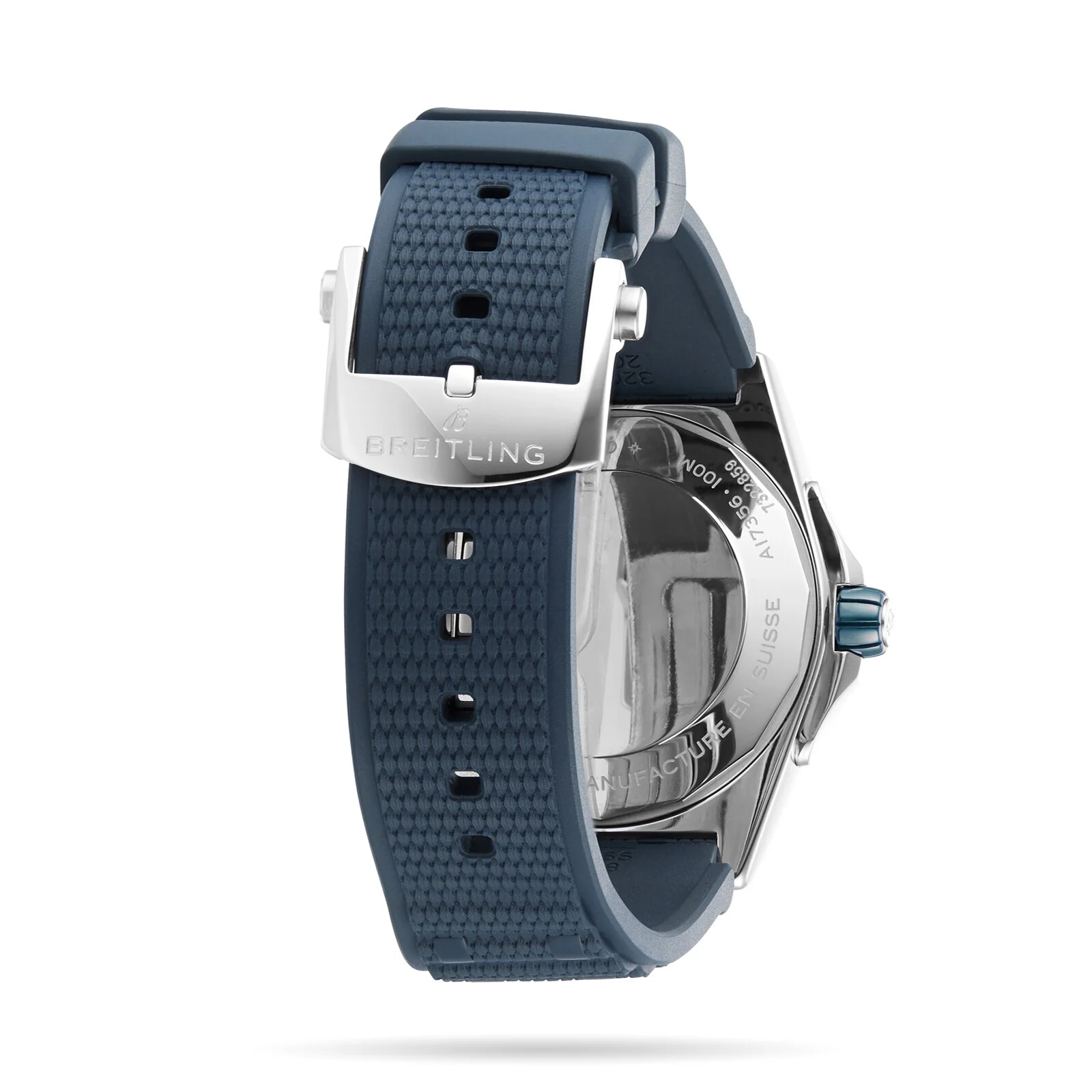 Super Chronomat Automatic 38 | 38mm, Steel, Rubber, Blue Dial - Image 4