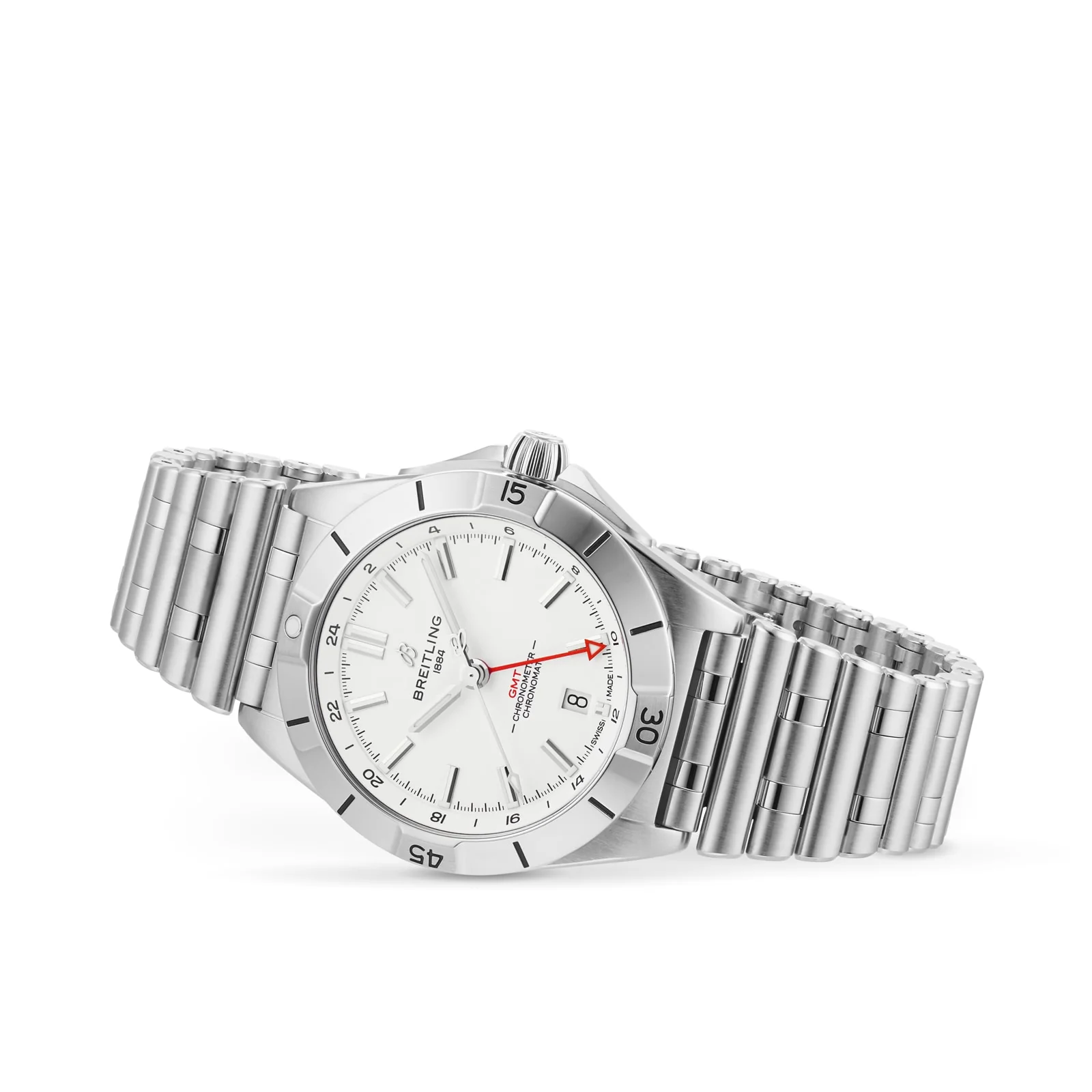 Chronomat Automatic GMT 40 | 40mm, Steel, Silver Dial - Image 3
