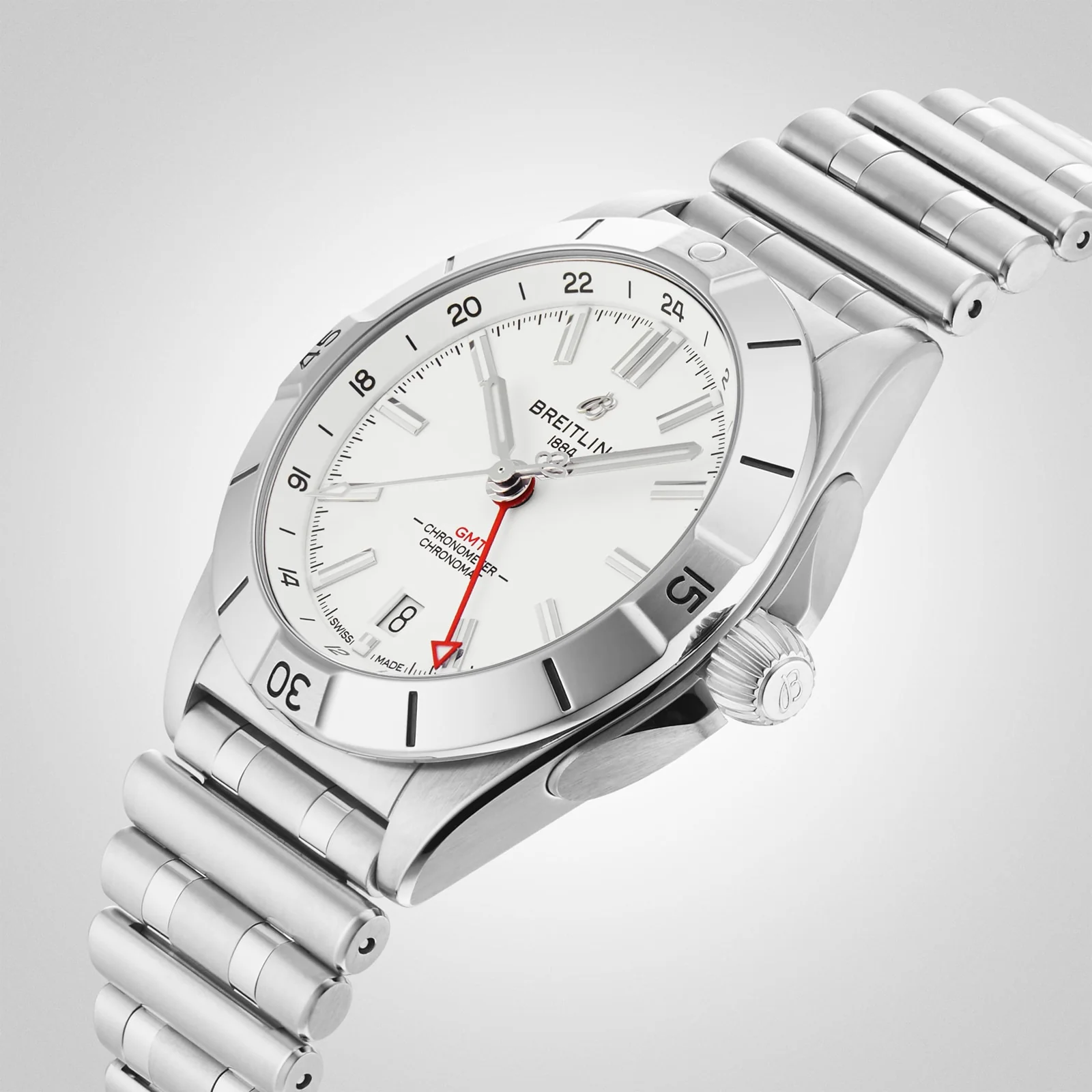 Chronomat Automatic GMT 40 | 40mm, Steel, Silver Dial - Image 6