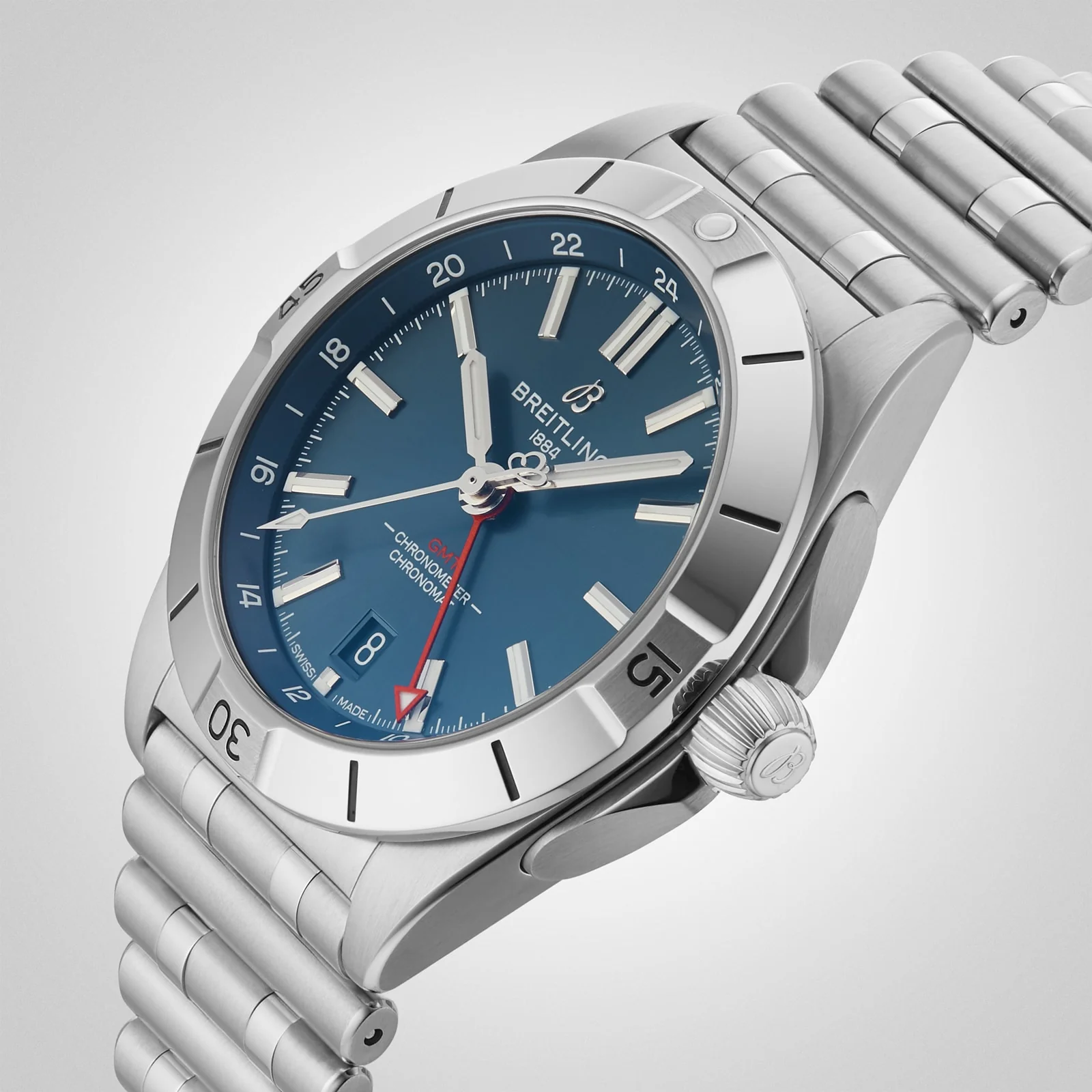 Chronomat Automatic GMT 40 | 40mm, Steel, Blue Dial - Image 6