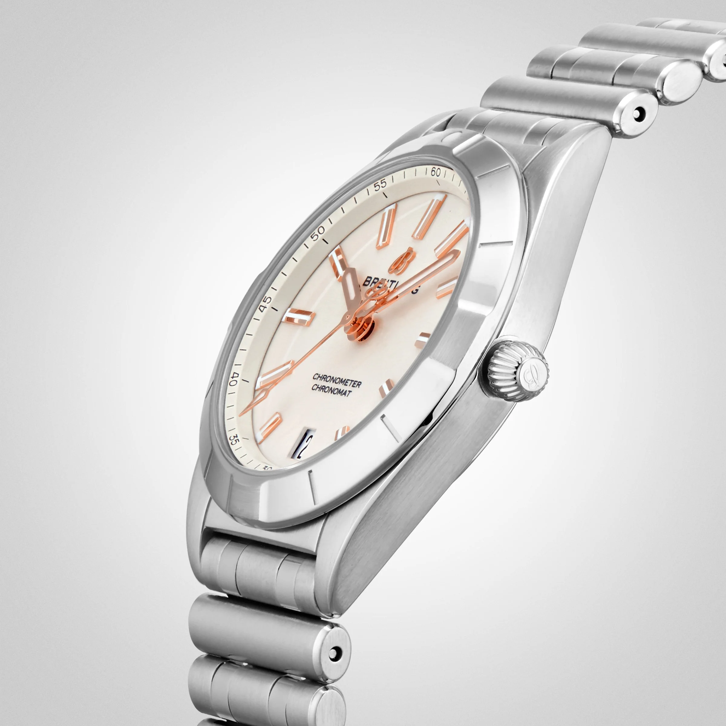 Chronomat 32 | 32mm, Steel, Diamond White Dial, Ref. A77310101A3A1 - Image 6