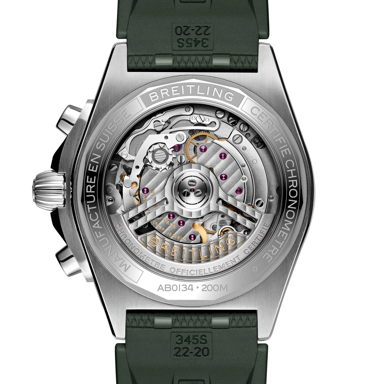 Chronomat B01 42 | 42mm, Steel, Rubber, Green Dial - Image 2