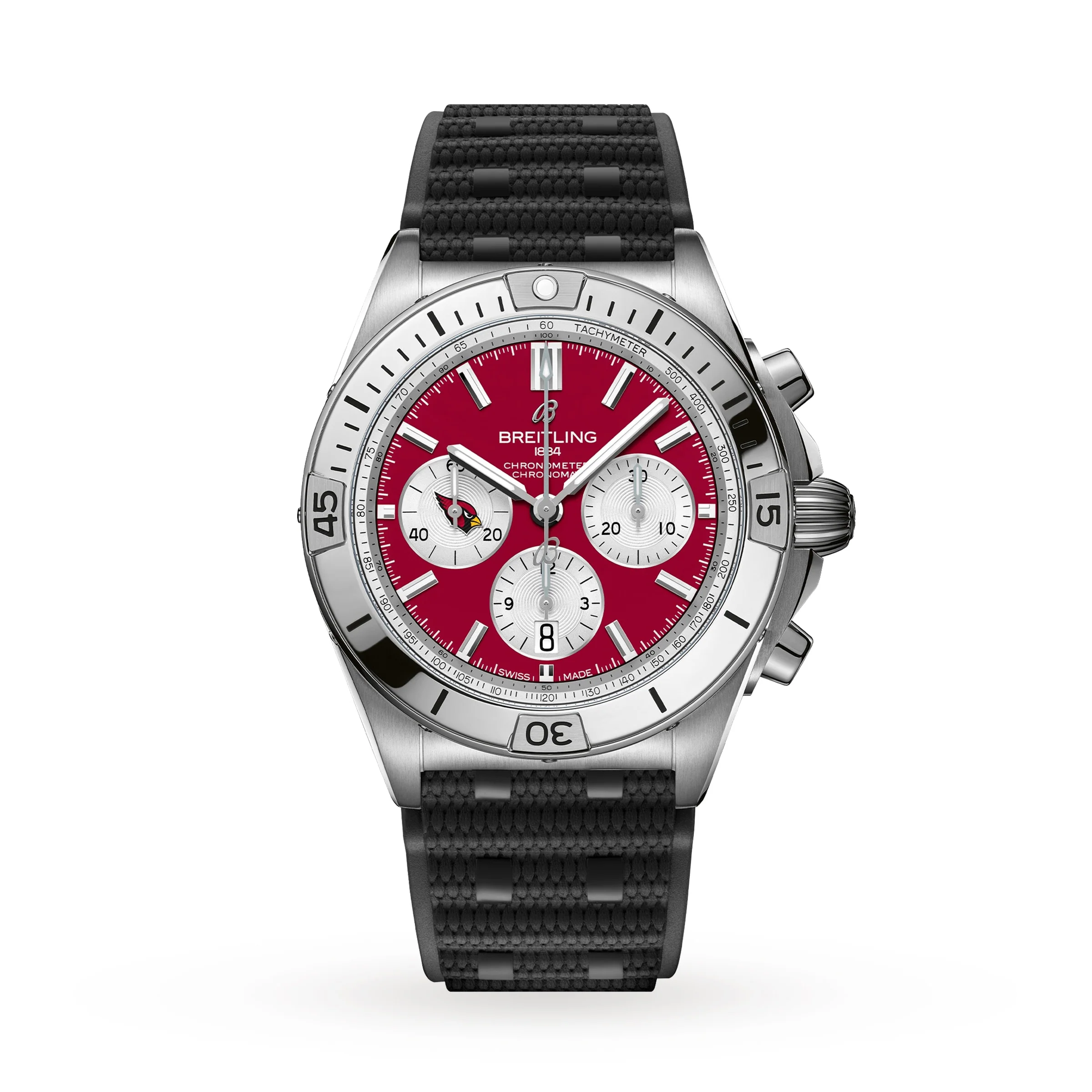 Chronomat B01 42 NFL Arizona Cardinals Edition | 42mm, Steel, Rubber, Red Dial