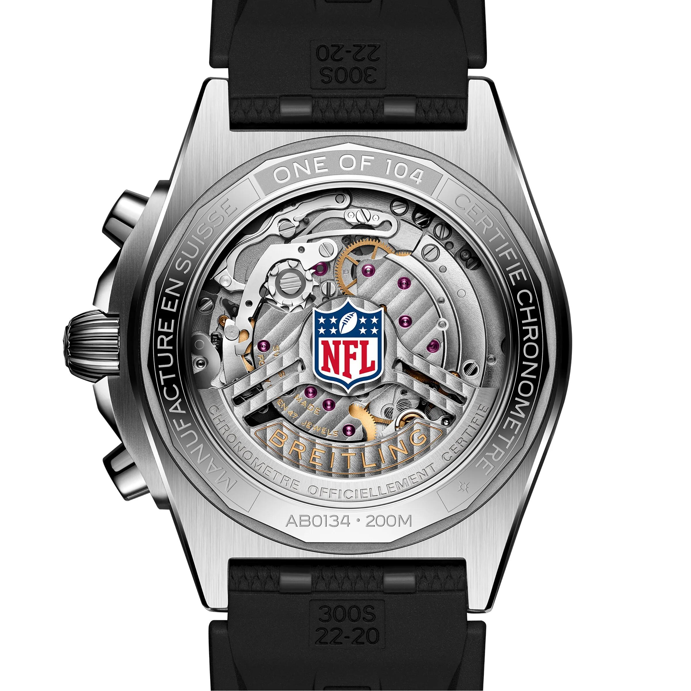 Chronomat B01 42 NFL Miami Dolphins Edition | 42mm, Steel, Rubber, Blue Dial - Image 2