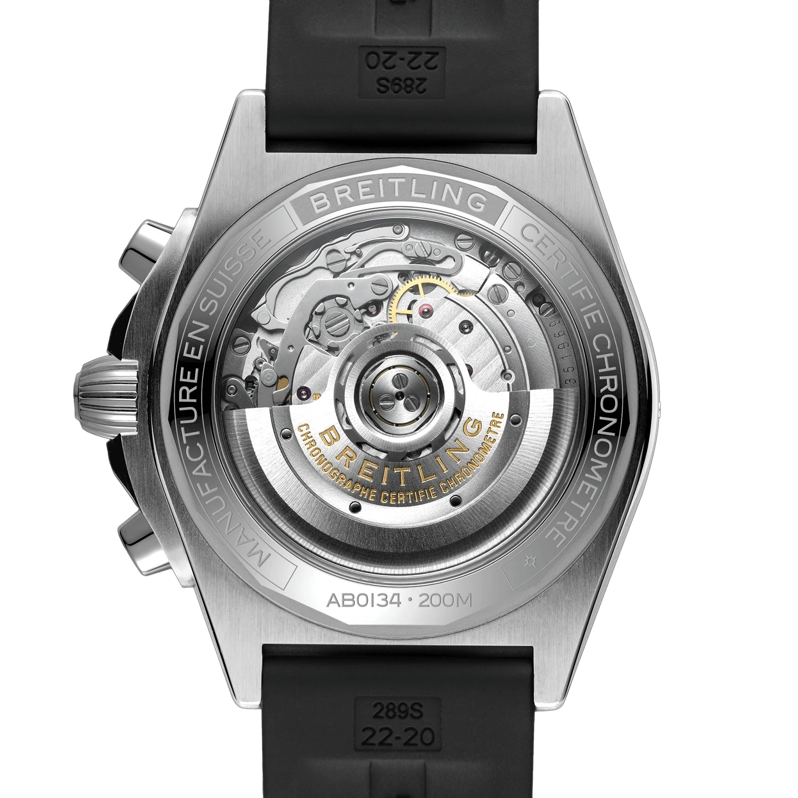 Chronomat B01 42 | 42mm, Steel, Rubber, Diamond Silver Dial - Image 4