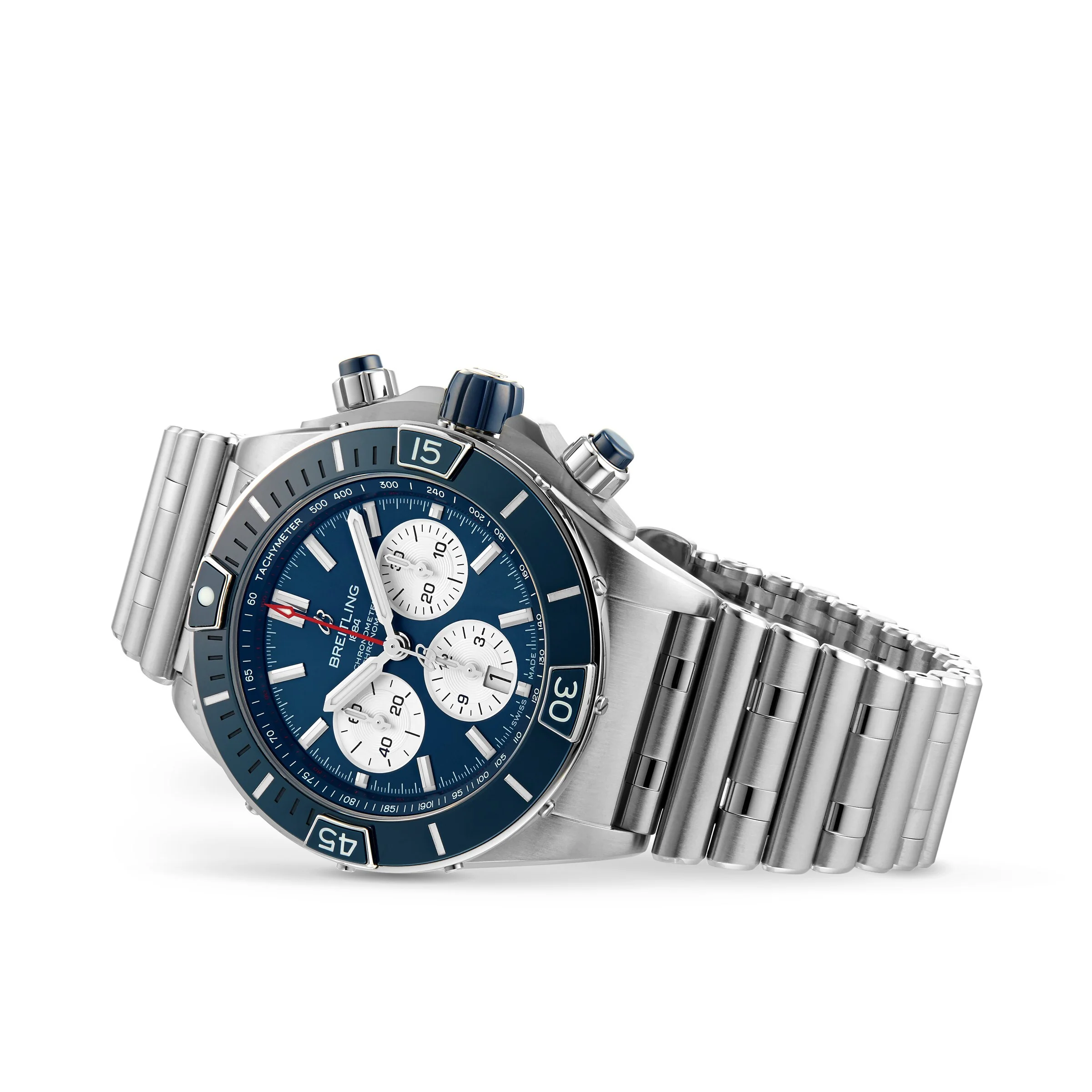 Super Chronomat B01 44 | 44mm, Ceramic & Steel, Steel, Blue Dial - Image 3