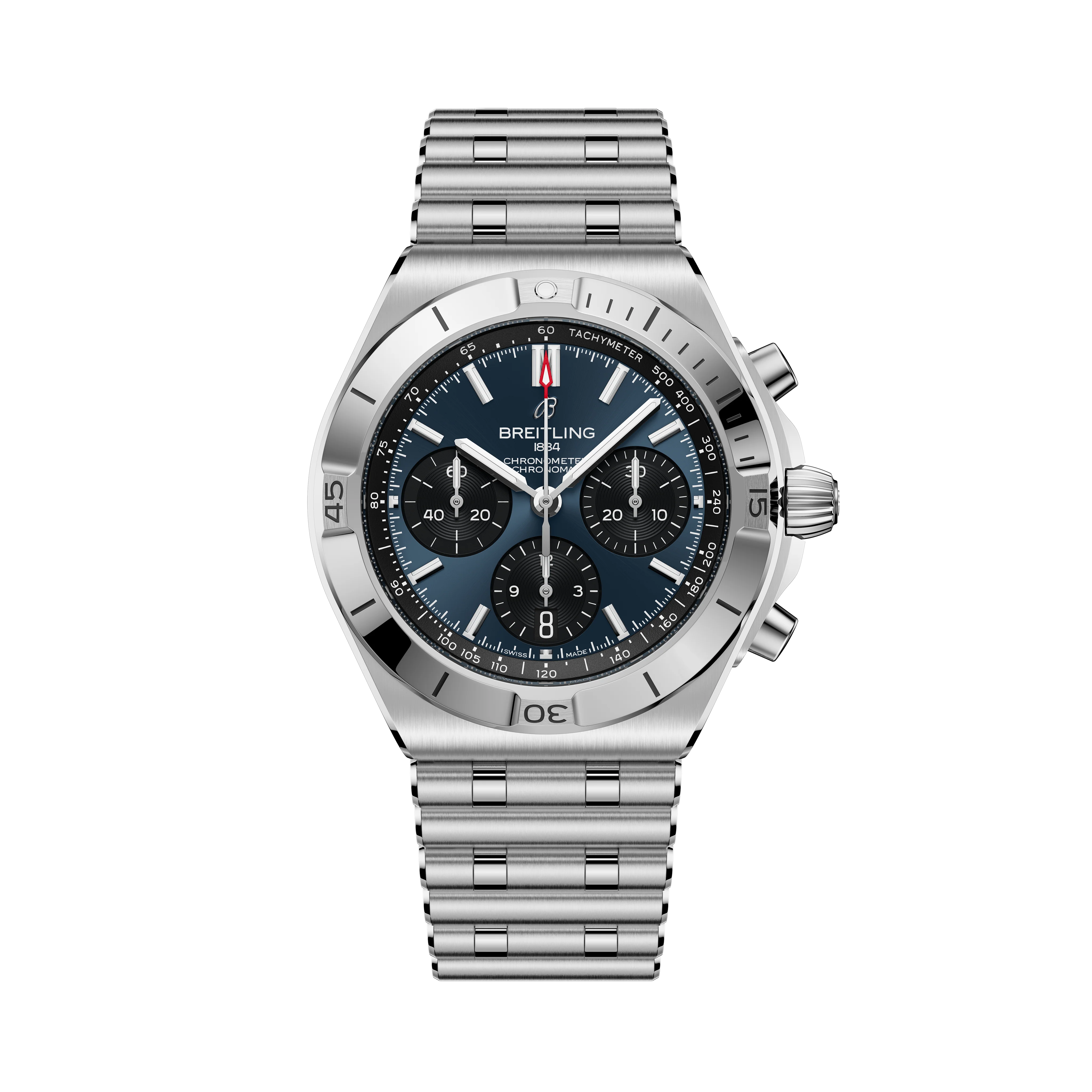 Chronomat B01 42 | 42mm, Stainless Steel, Blue Dial, Ref. AB0158101C1A1