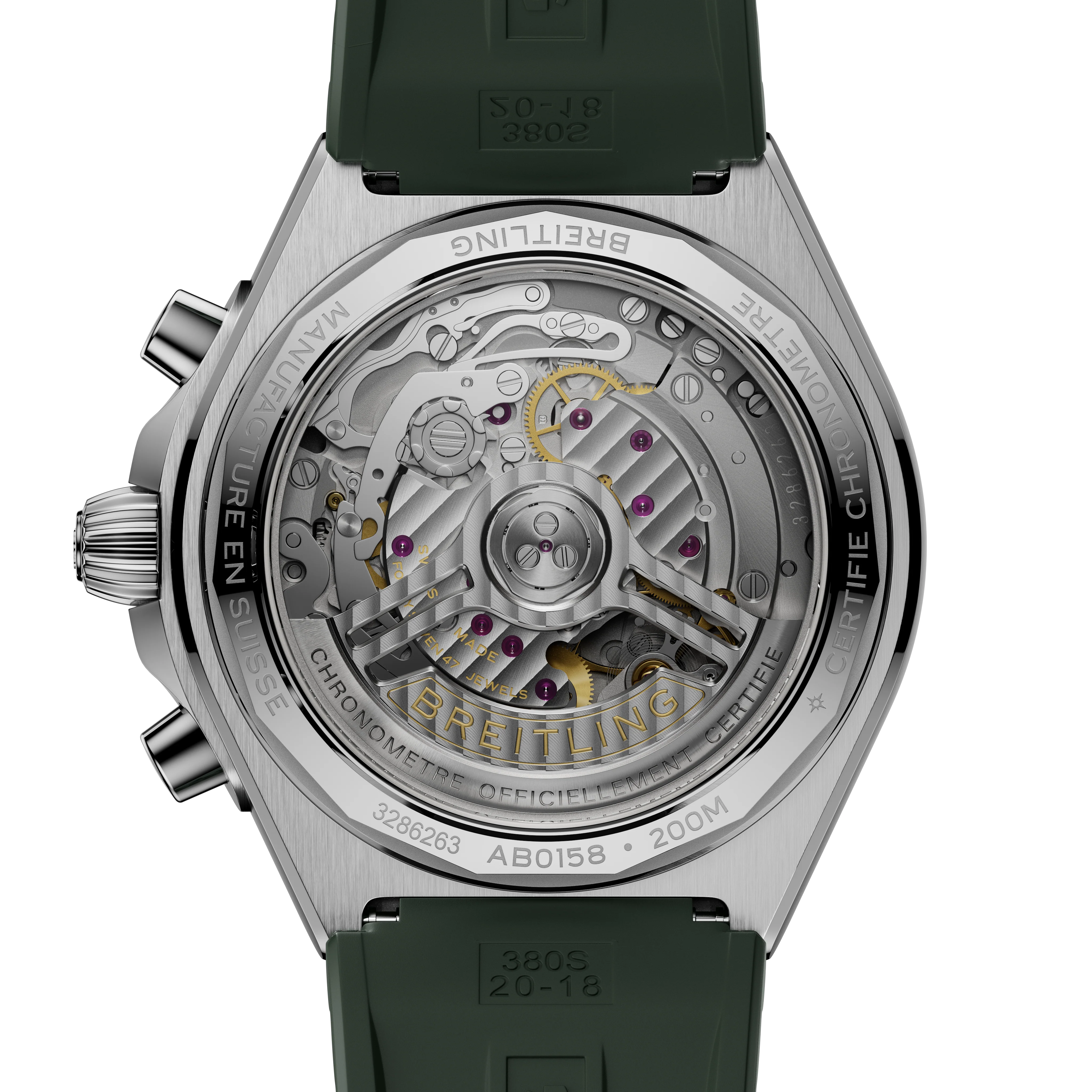 Chronomat B01 42 | 42mm, Stainless Steel, Green Dial - Image 2