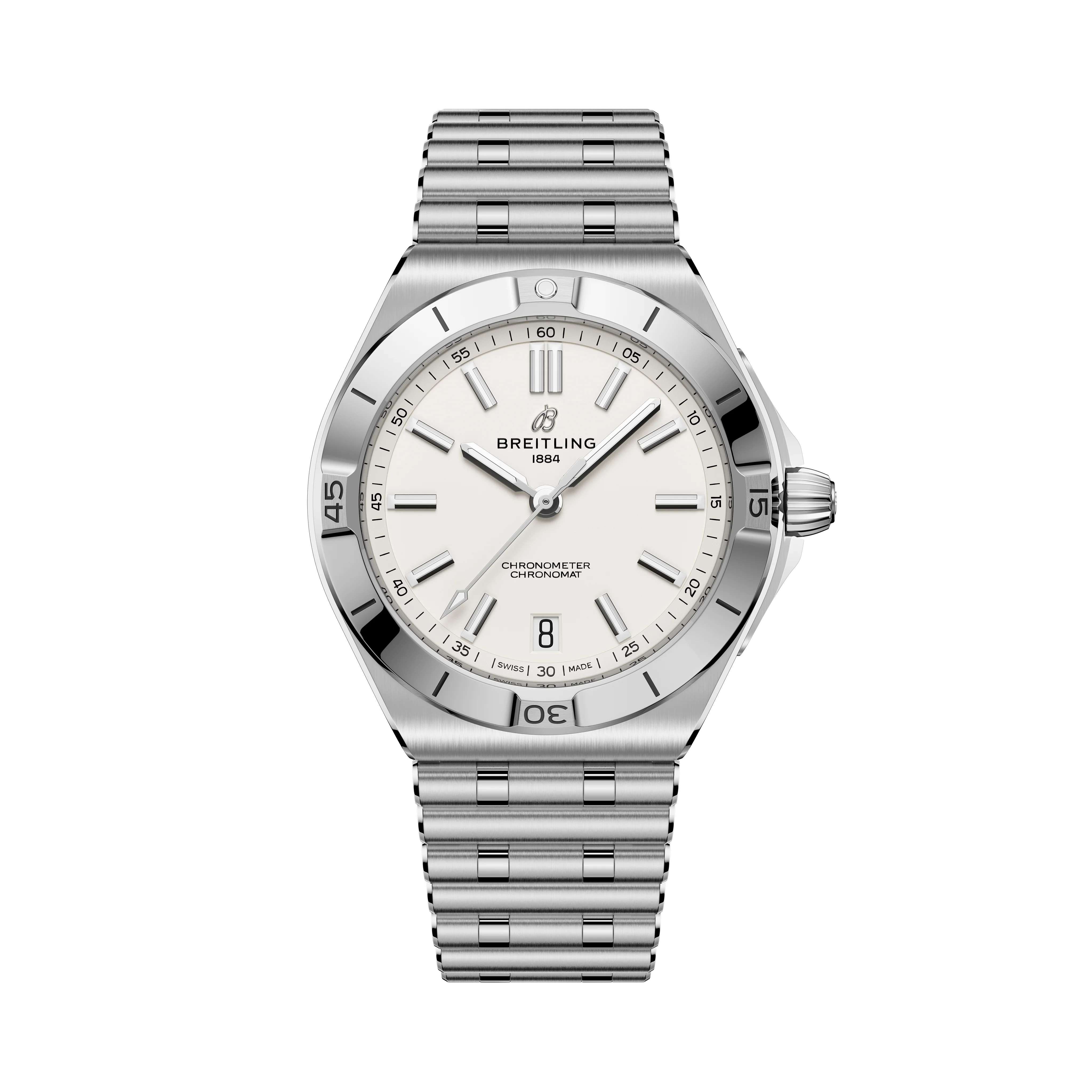 Chronomat B31 Automatic 40 | 40mm, Stainless Steel, White Dial