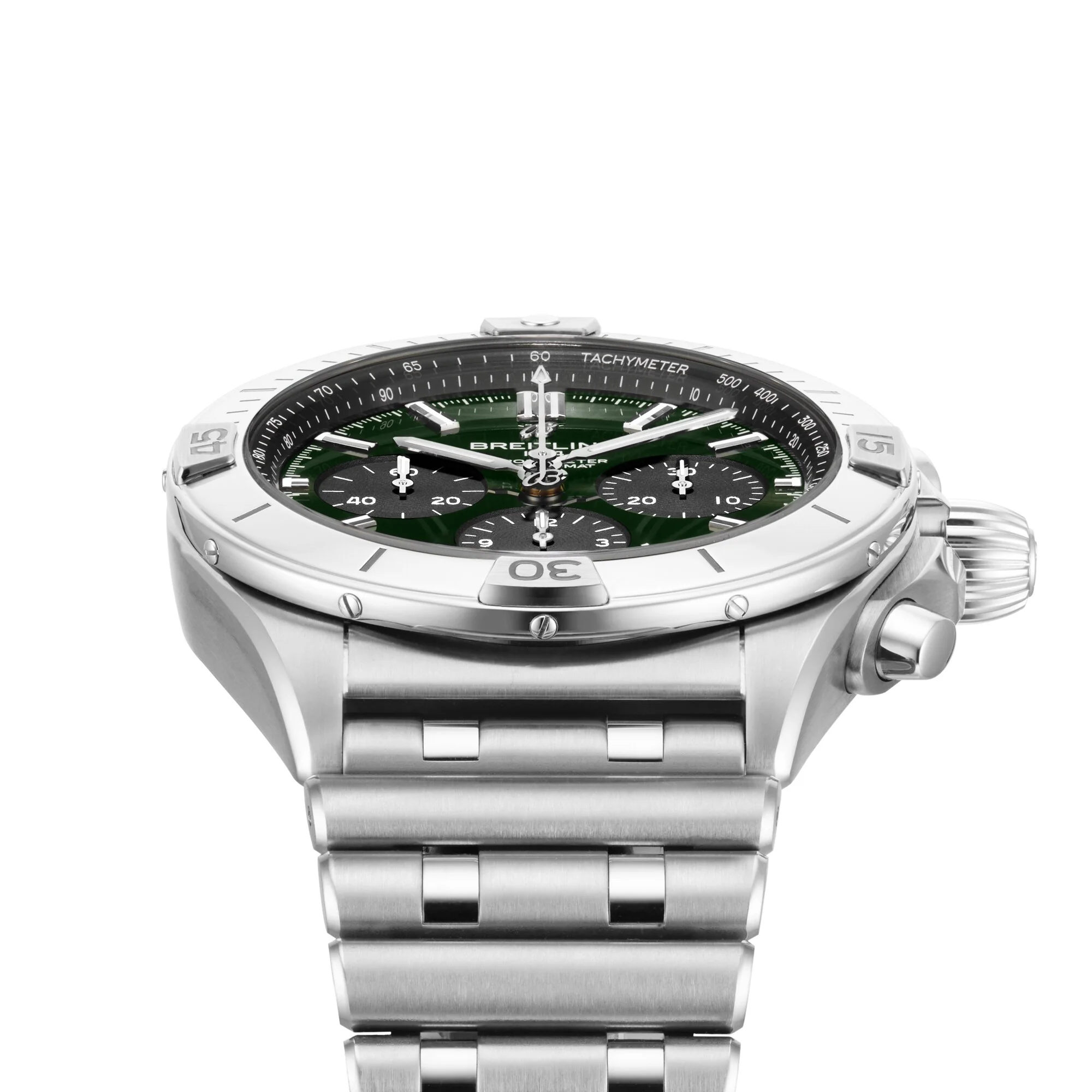Chronomat B01 42 The Watches Of Switzerland Group Centenary Exclusive | 42mm, Titanium, Green Dial - Image 6