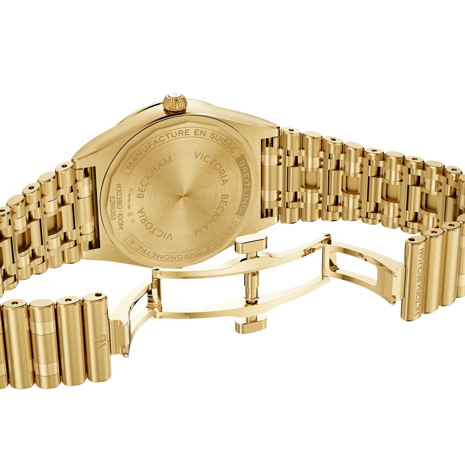 Chronomat Automatic 36 Victoria Beckham | 36mm, 18K Yellow Gold, Blue Dial - Image 5