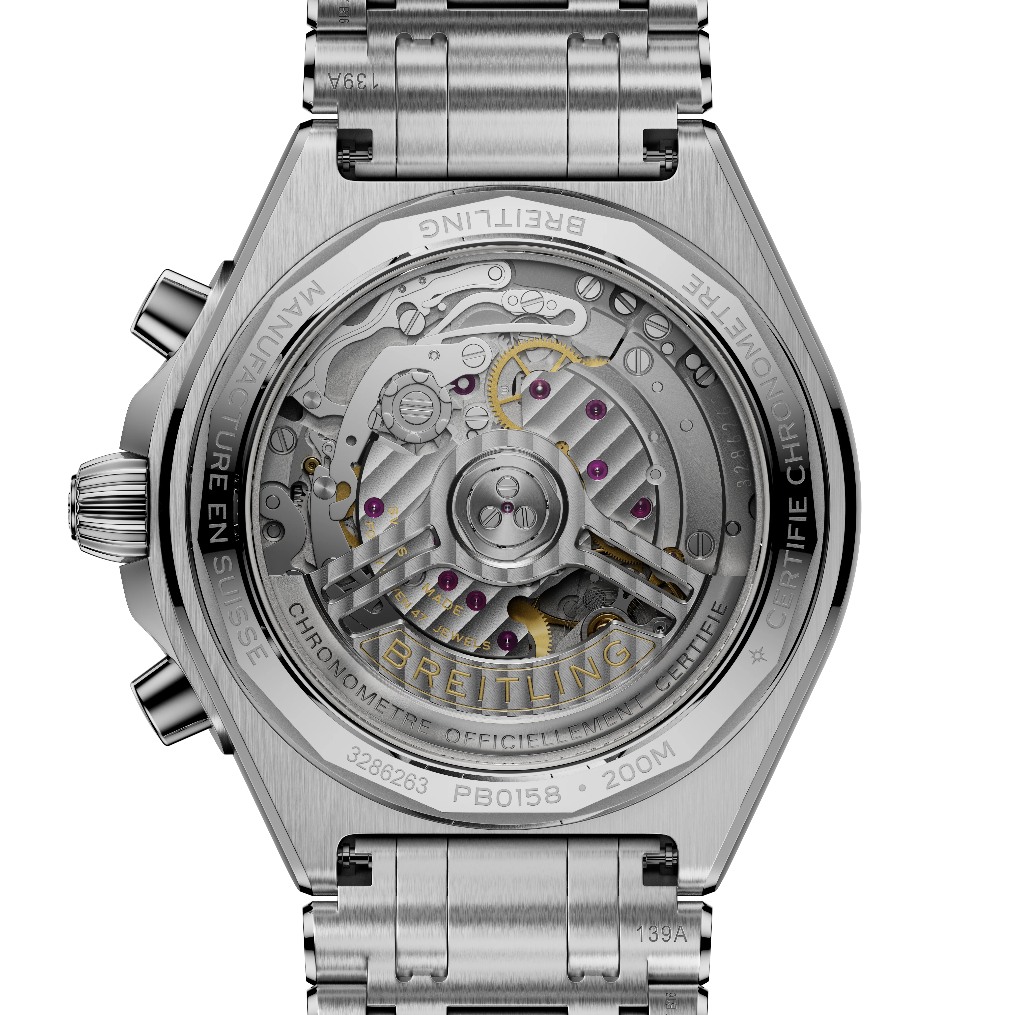Chronomat B01 42 | 42mm, Stainless Steel, Blue Dial, Ref. PB0158101C1A1 - Image 4