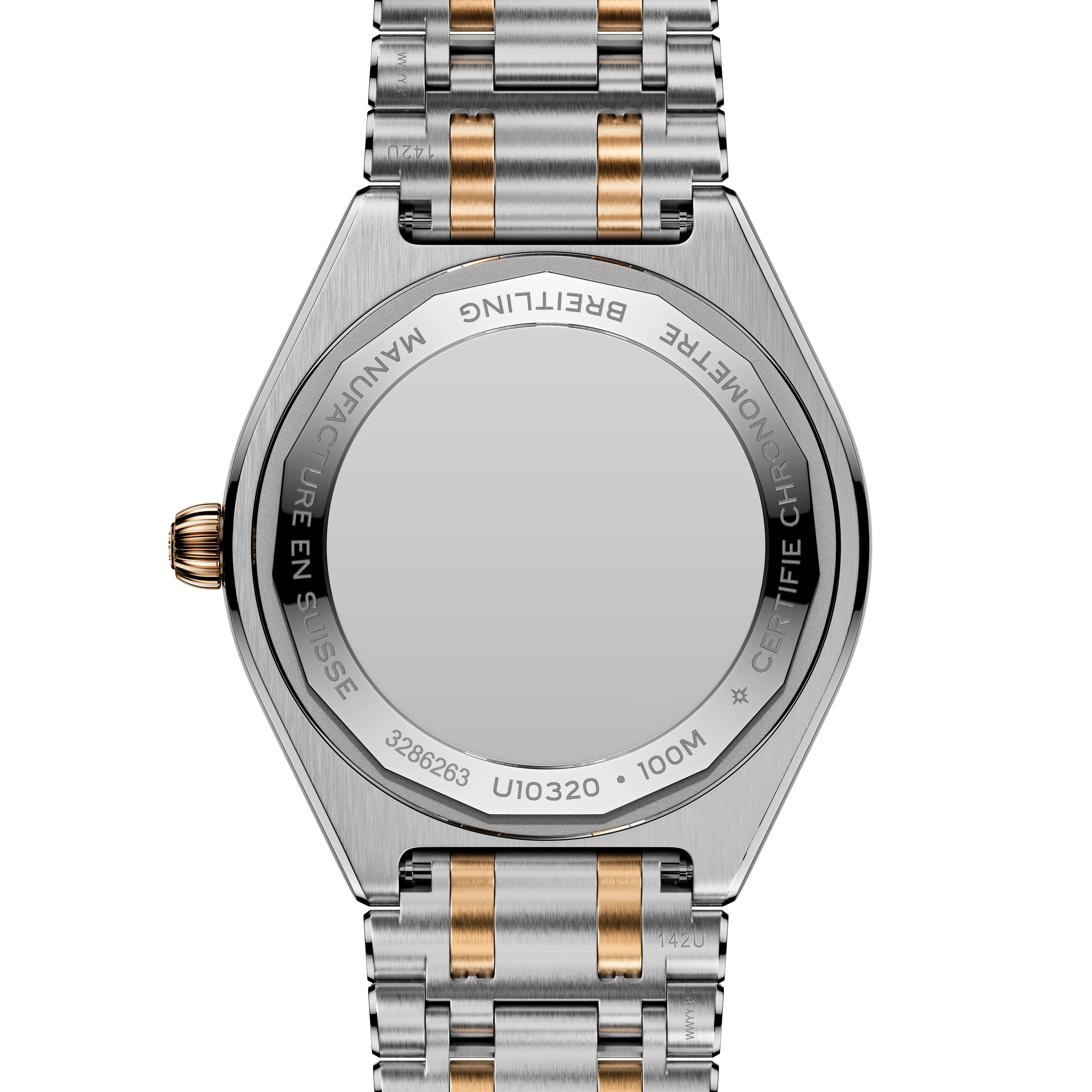 Chronomat Automatic 36 | 36mm, Two-Tone Stainless Steel & 18K Rose Gold, Diamond Brown Dial - Image 2