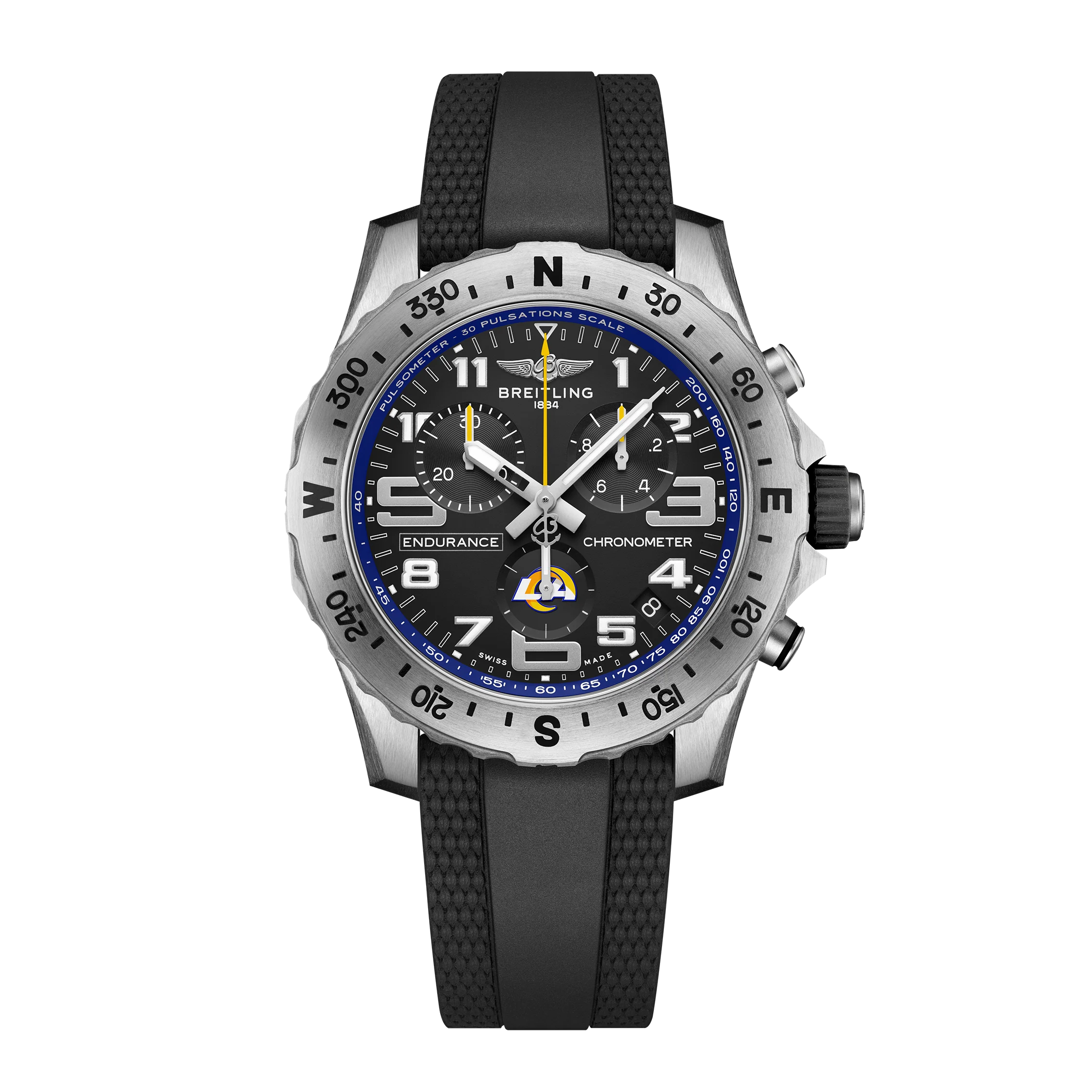 Endurance Pro 44 Los Angeles Rams Edition | 44mm, Titanium, Rubber, Blue Dial