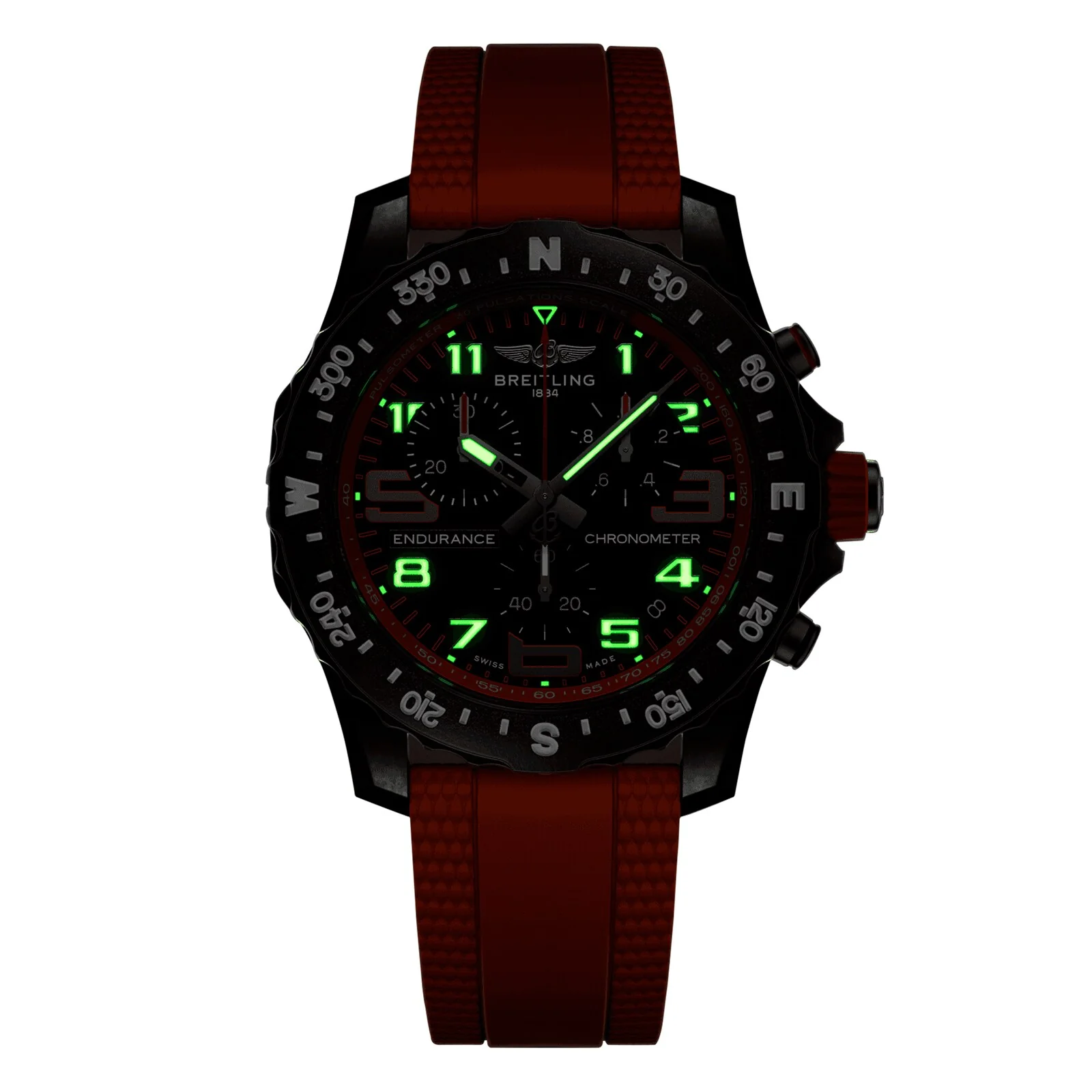 Endurance Pro 44 | 44mm, Breitlight, Rubber, Black Dial - Image 6