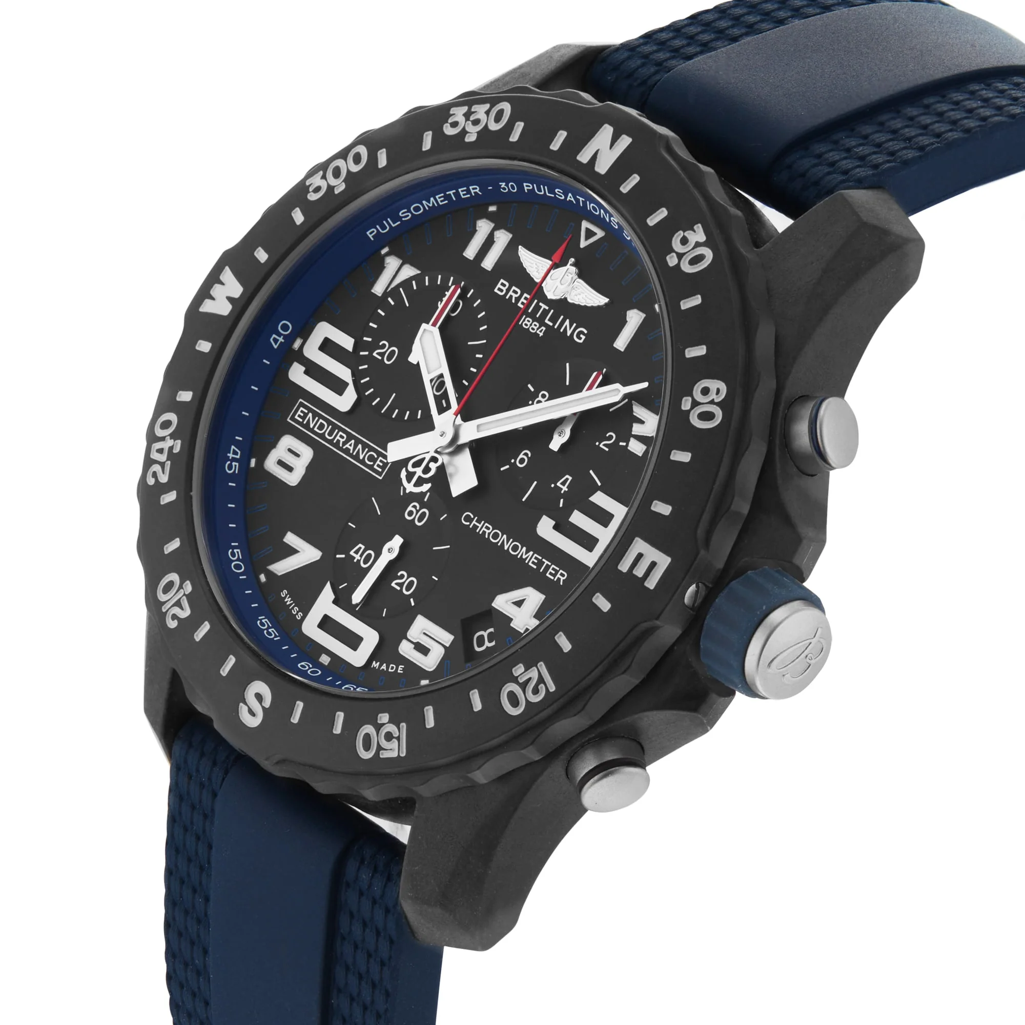 Endurance Pro 44 | 44mm, Breitlight, Rubber, Black Dial, Ref. X82310D51B1S2 - Image 5