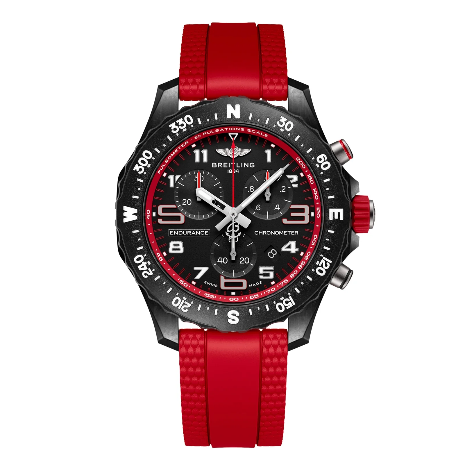 Endurance Pro 38 | 38mm, Breitlight, Rubber, Black Dial, Ref. X83310D91B2S1