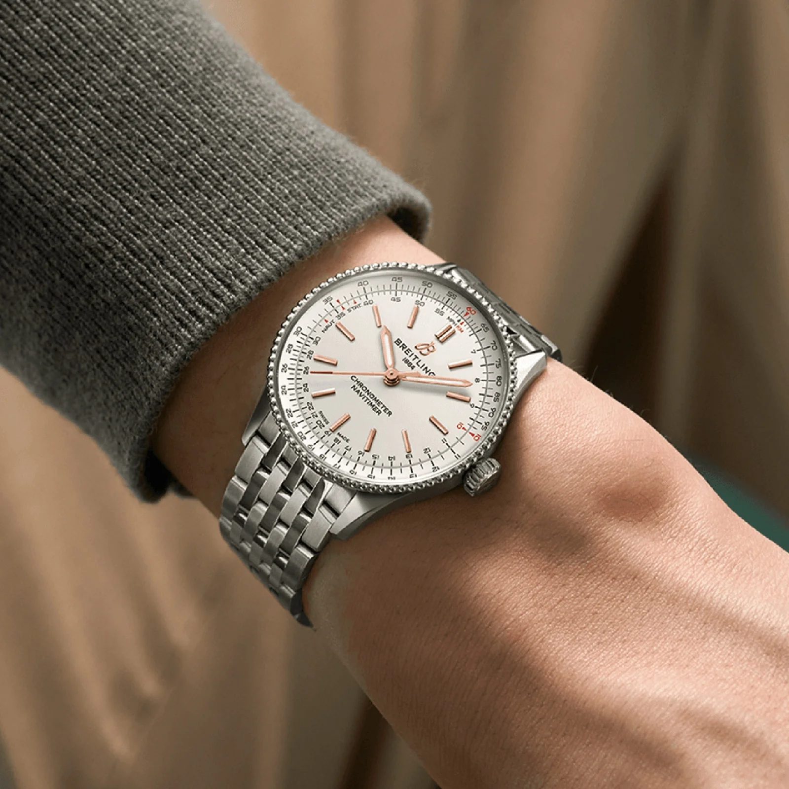 Navitimer Automatic 36 | 36mm, Steel, Silver Dial - Image 5