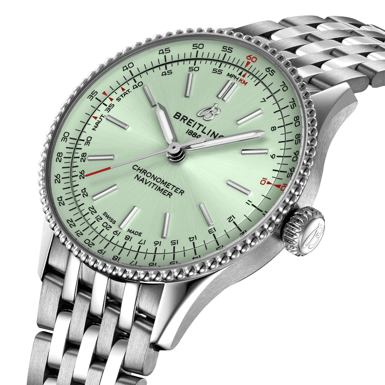Navitimer Automatic 36 | 36mm, Steel, Green Dial - Image 3