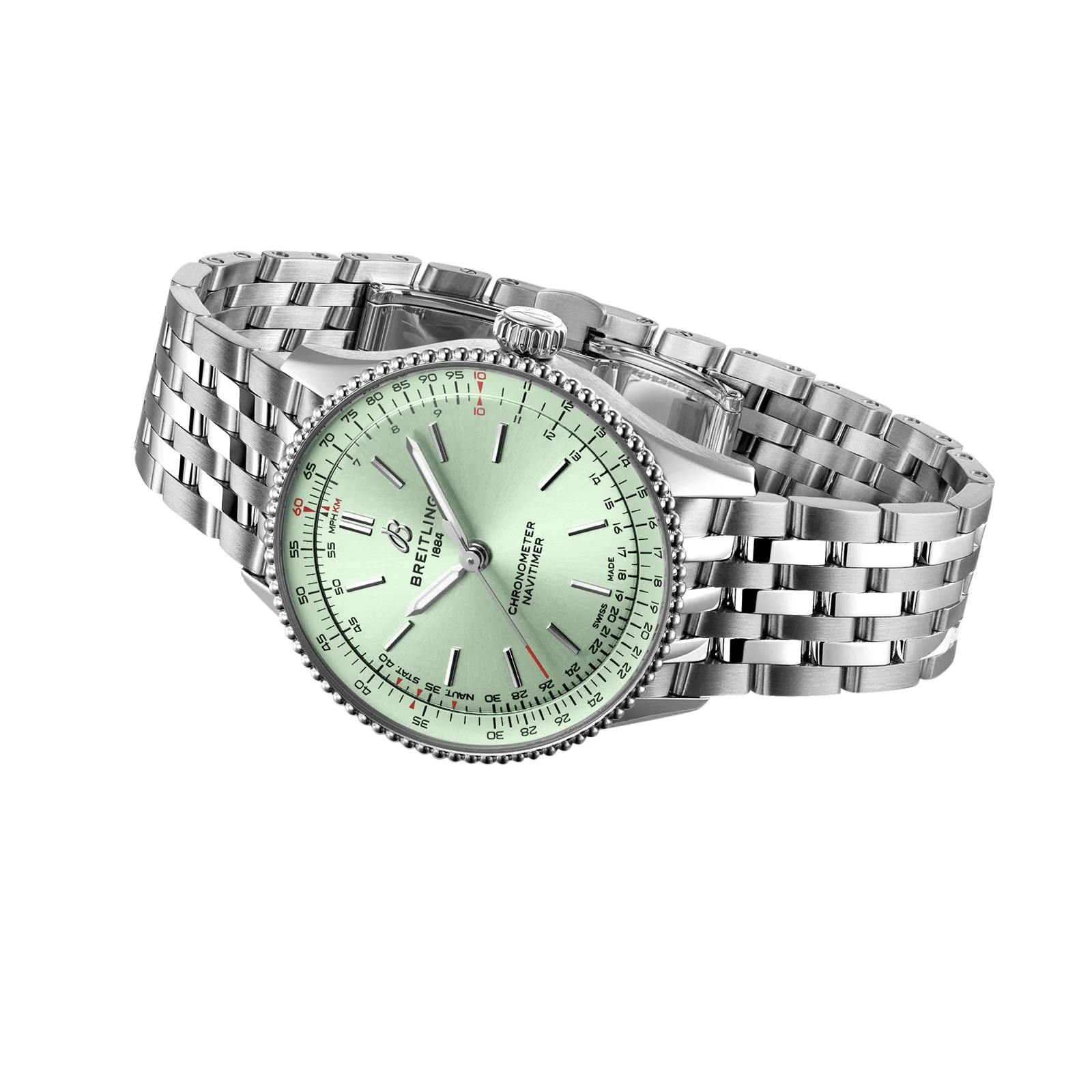 Navitimer Automatic 36 | 36mm, Steel, Green Dial - Image 4