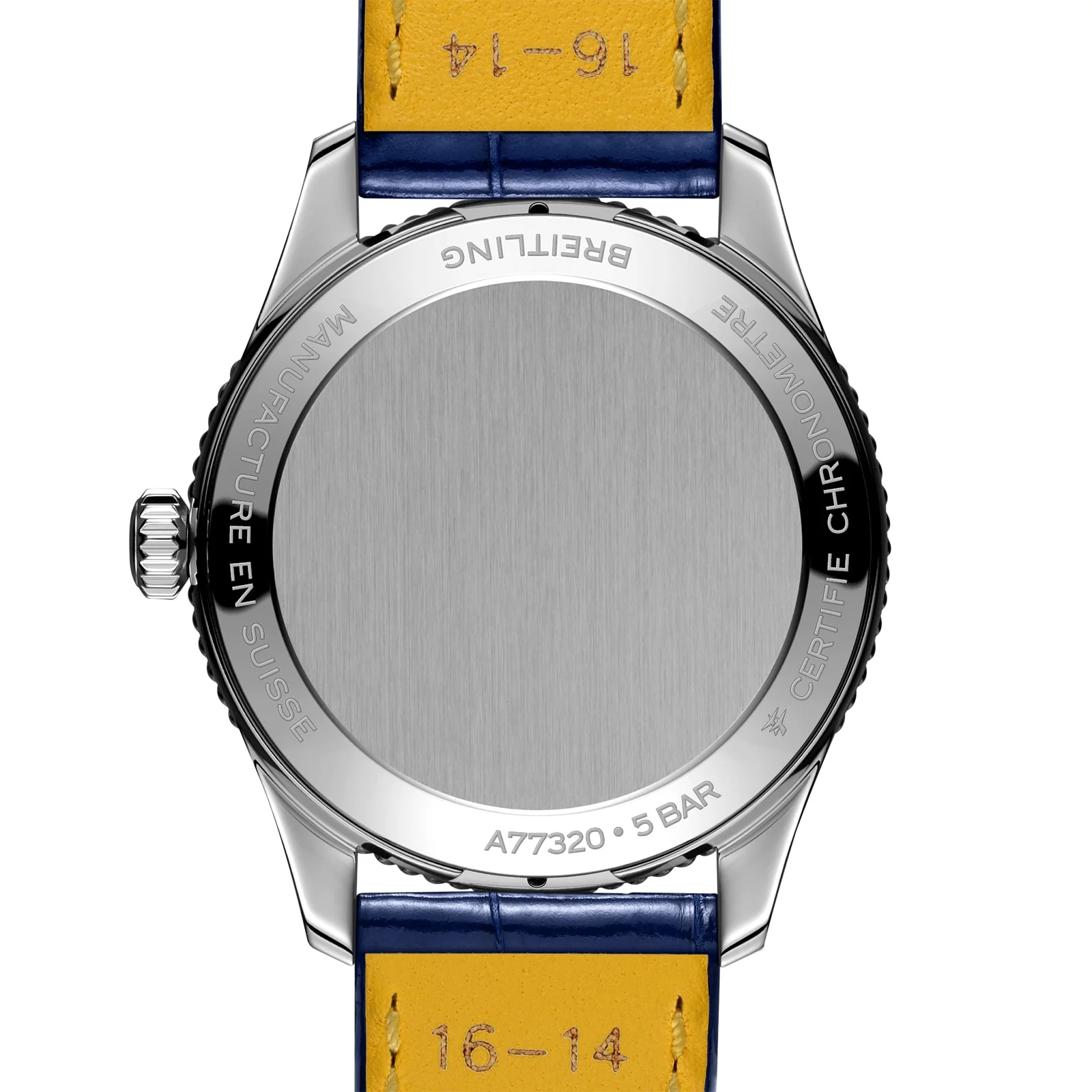 Navitimer 32 | 32mm, Steel, Alligator Leather, Diamond Blue Dial - Image 2