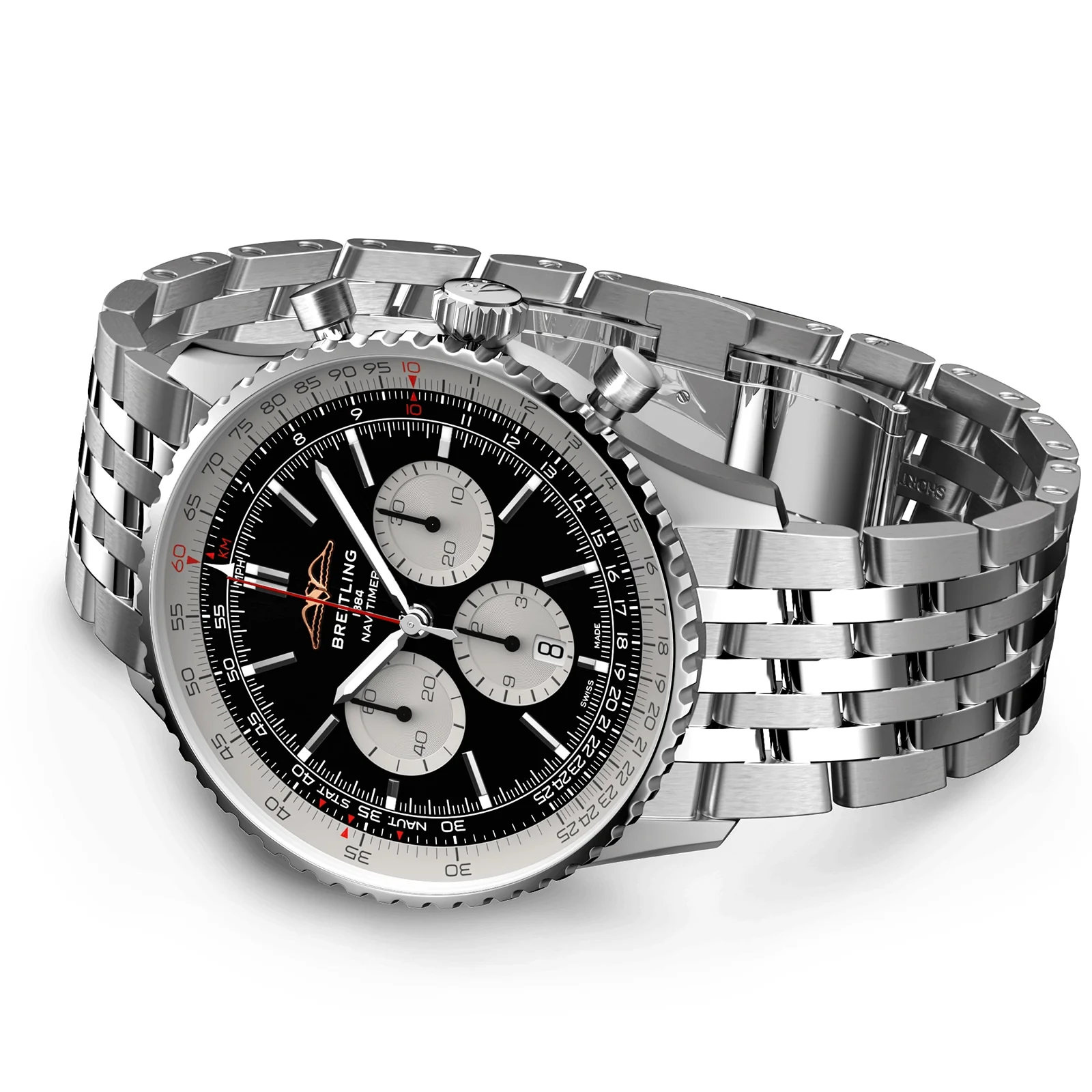 Navitimer B01 Chronograph 46 | 46mm, Steel, Black Dial - Image 3