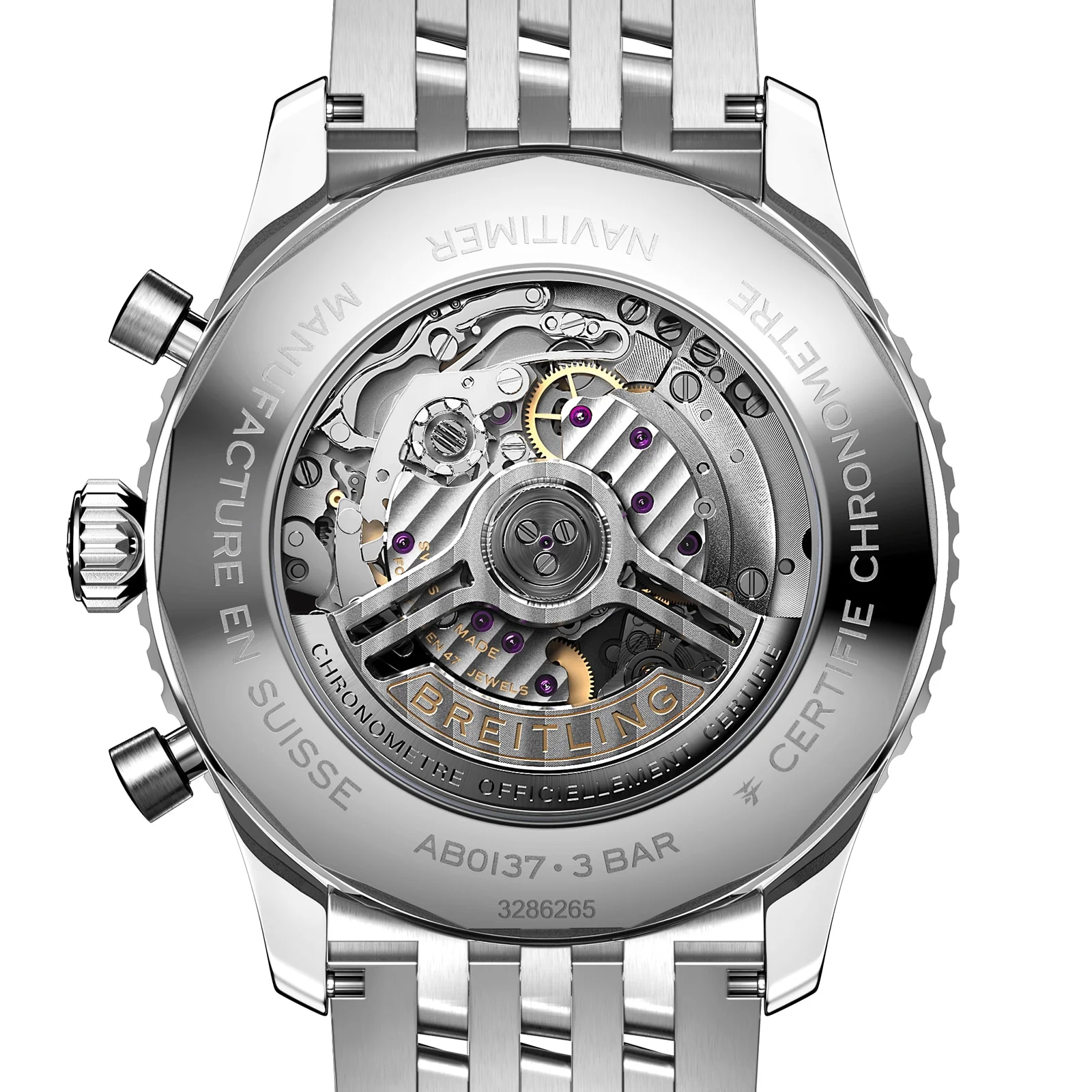 Navitimer B01 Chronograph 46 | 46mm, Steel, Black Dial - Image 4