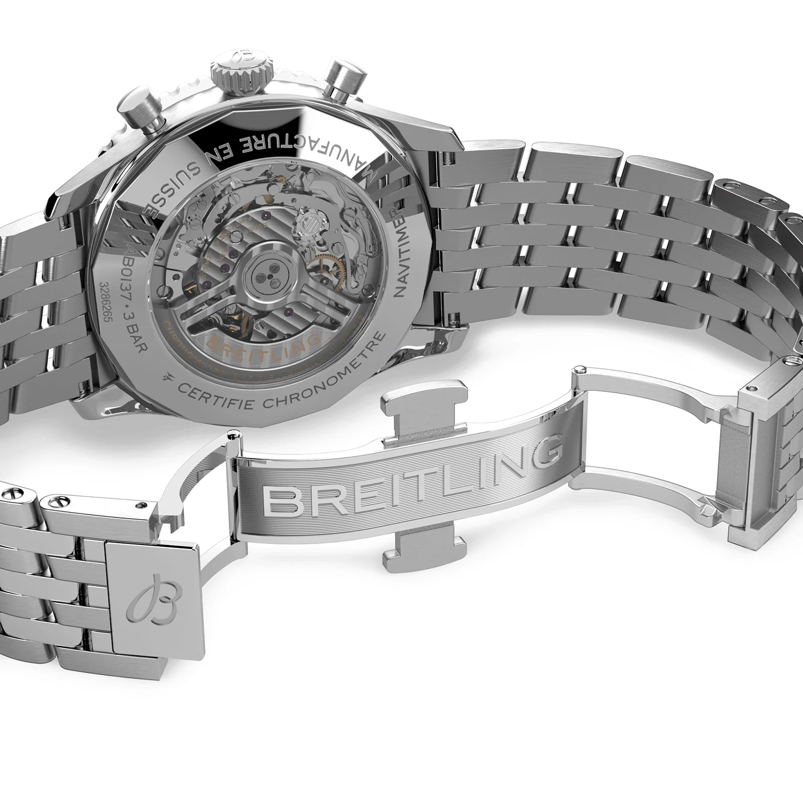 Navitimer B01 Chronograph 46 | 46mm, Steel, Black Dial - Image 6
