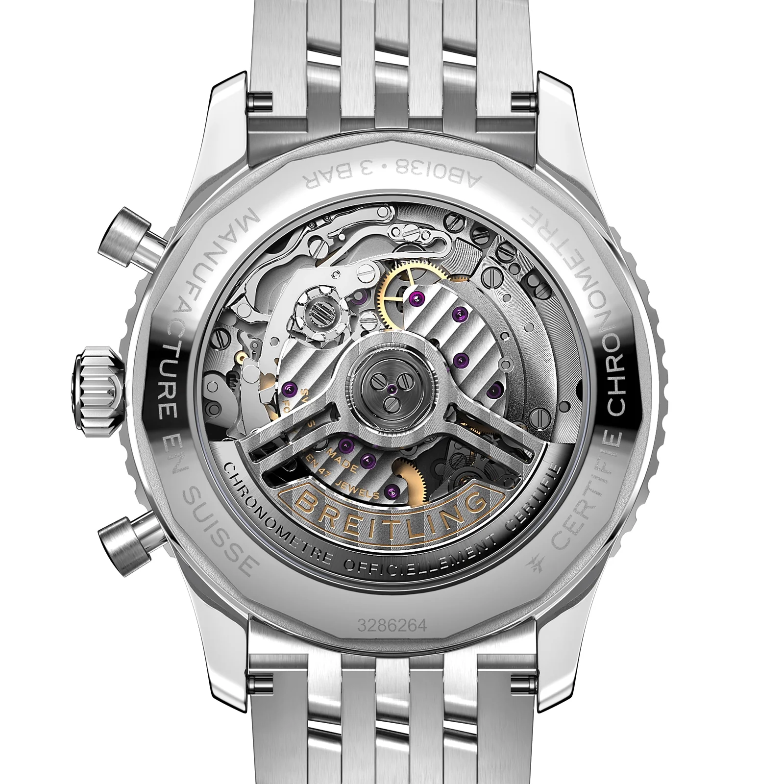 Navitimer B01 Chronograph 43 | 43mm, Steel, Black Dial - Image 4