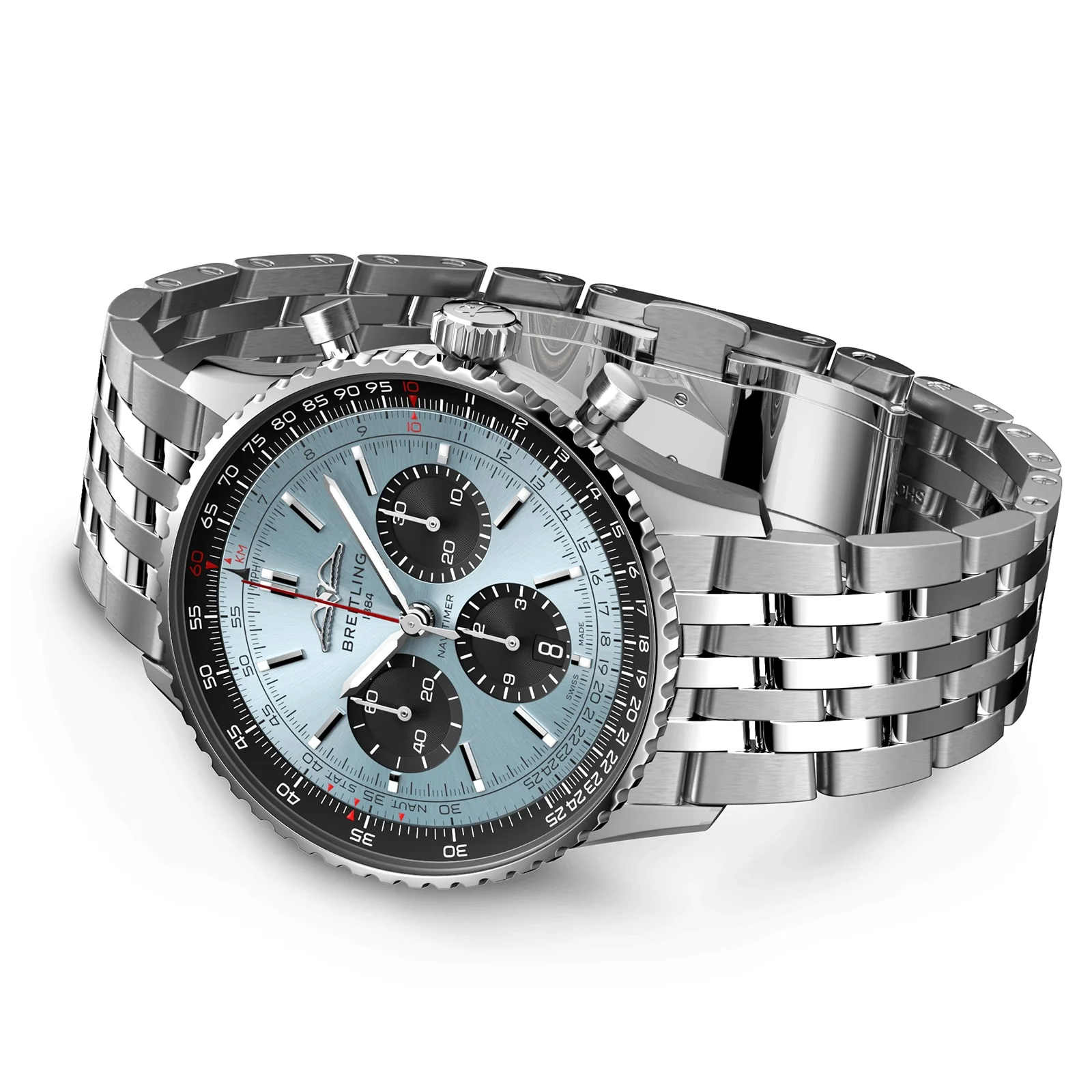 Navitimer B01 Chronograph 43 | 43mm, Steel, Blue Dial - Image 3