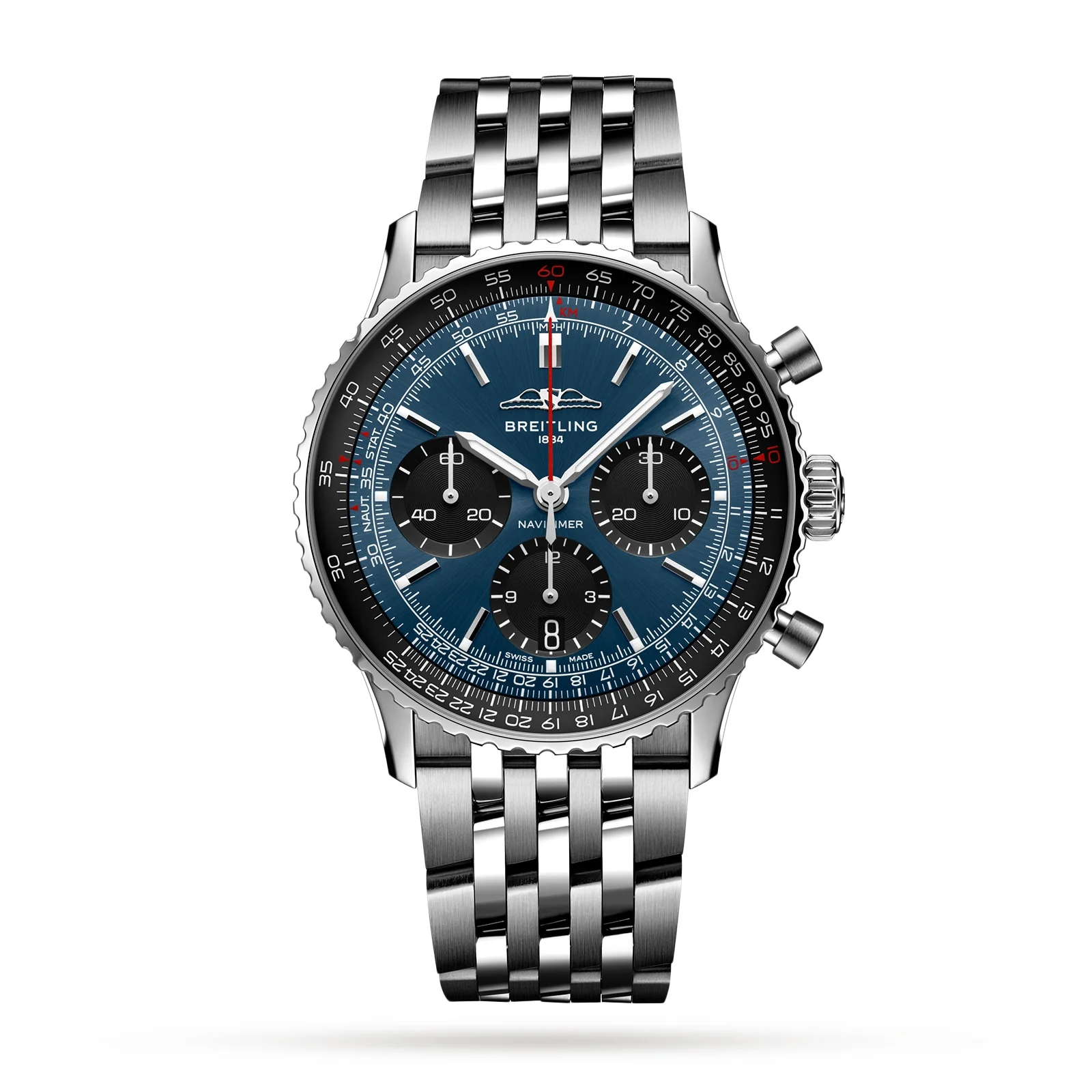 Navitimer B01 Chronograph 41 | 41mm, Steel, Blue Dial