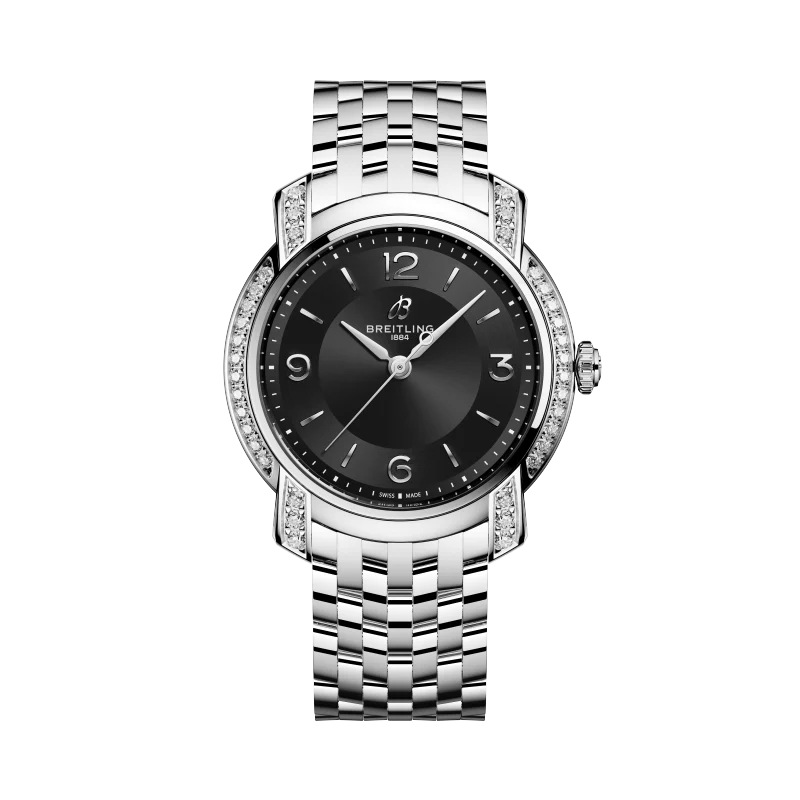 Lady Premier 32 | 32mm, Steel, Black Dial