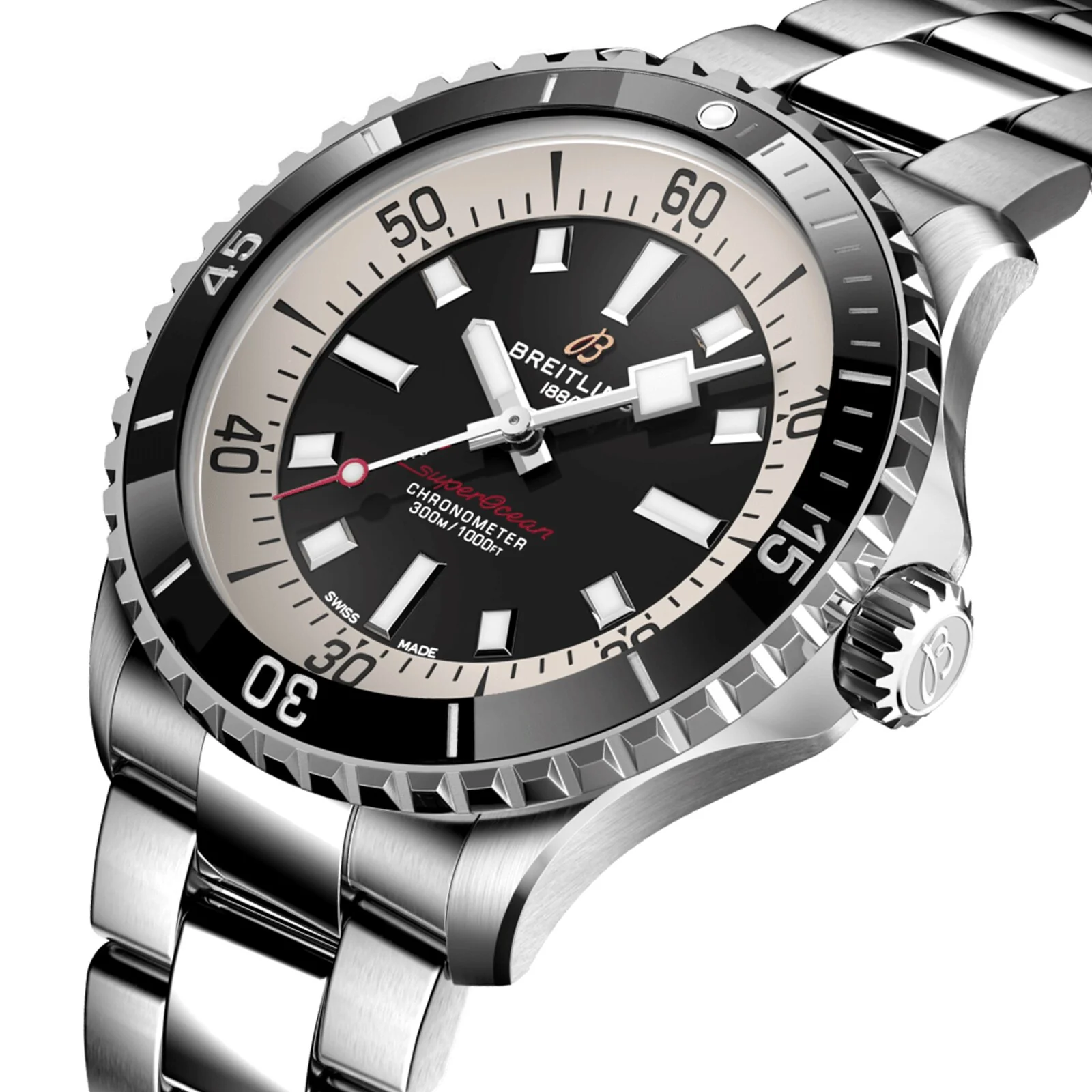 Superocean Automatic 42 | 42mm, Steel, Black Dial - Image 3