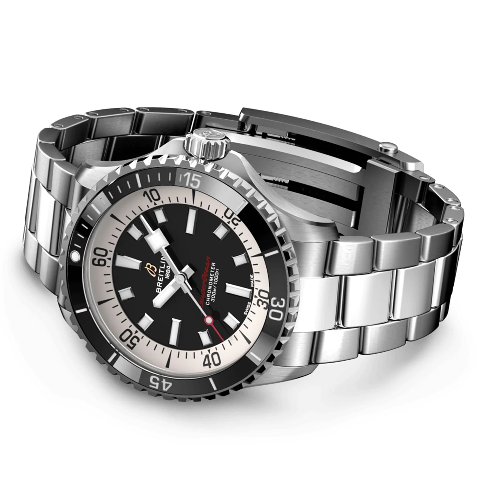 Superocean Automatic 42 | 42mm, Steel, Black Dial - Image 4