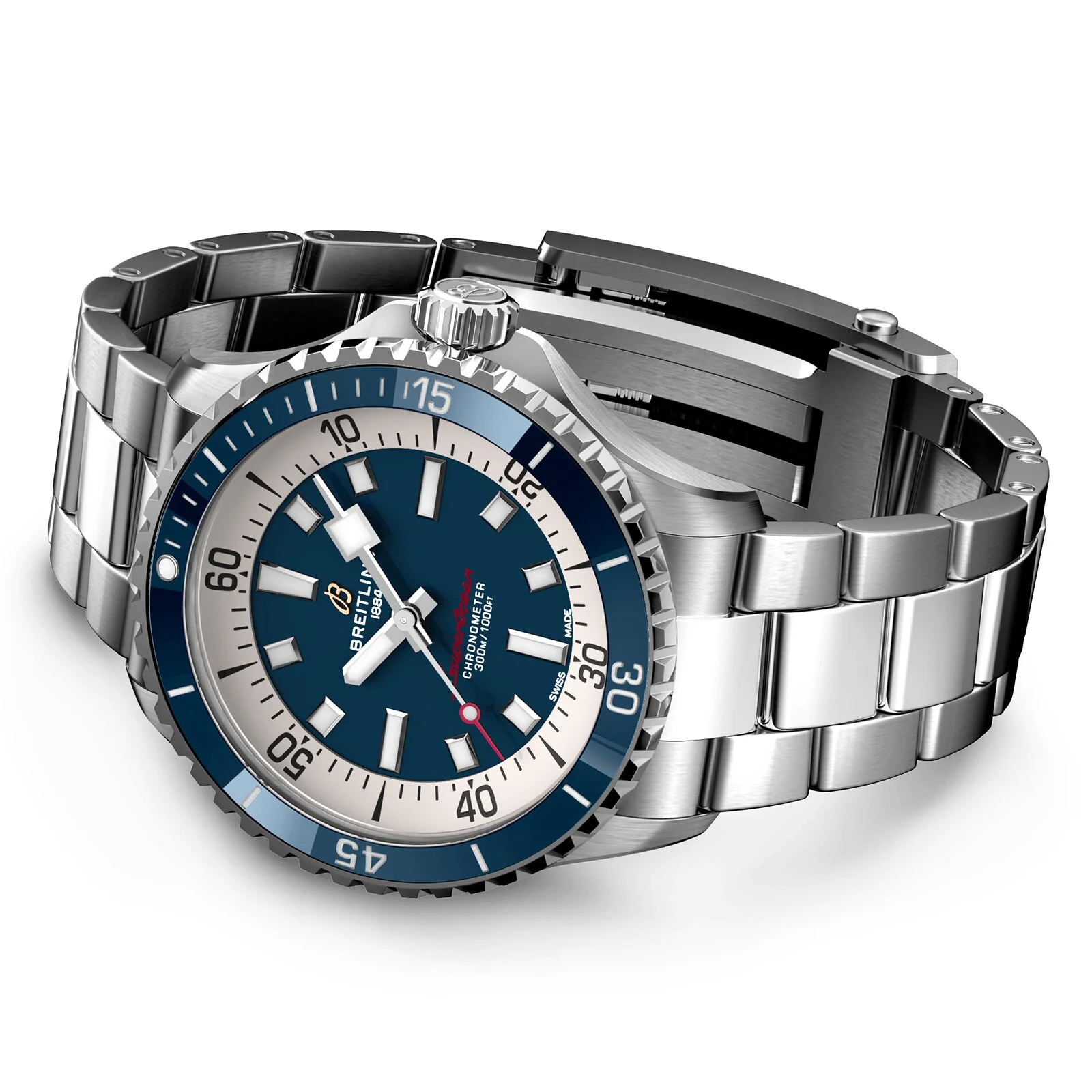 Superocean Automatic 42 | 42mm, Steel, Blue Dial - Image 4